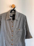 Camisa Listrada Manga Curta
