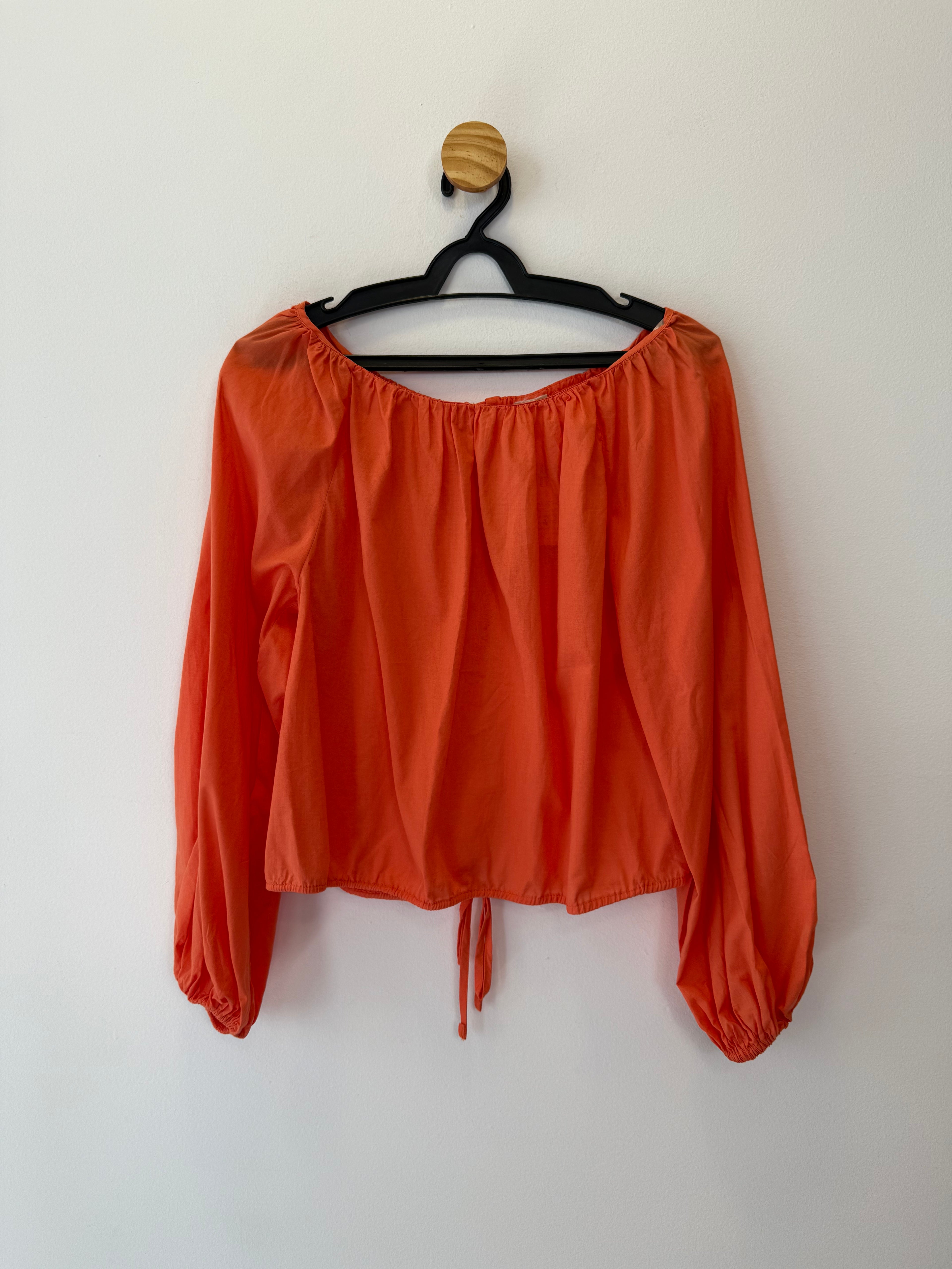 Cropped Laranja Amarrações