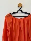 Cropped Laranja Amarrações
