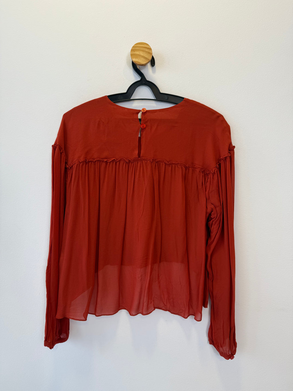 Blusa Fluida Terracota