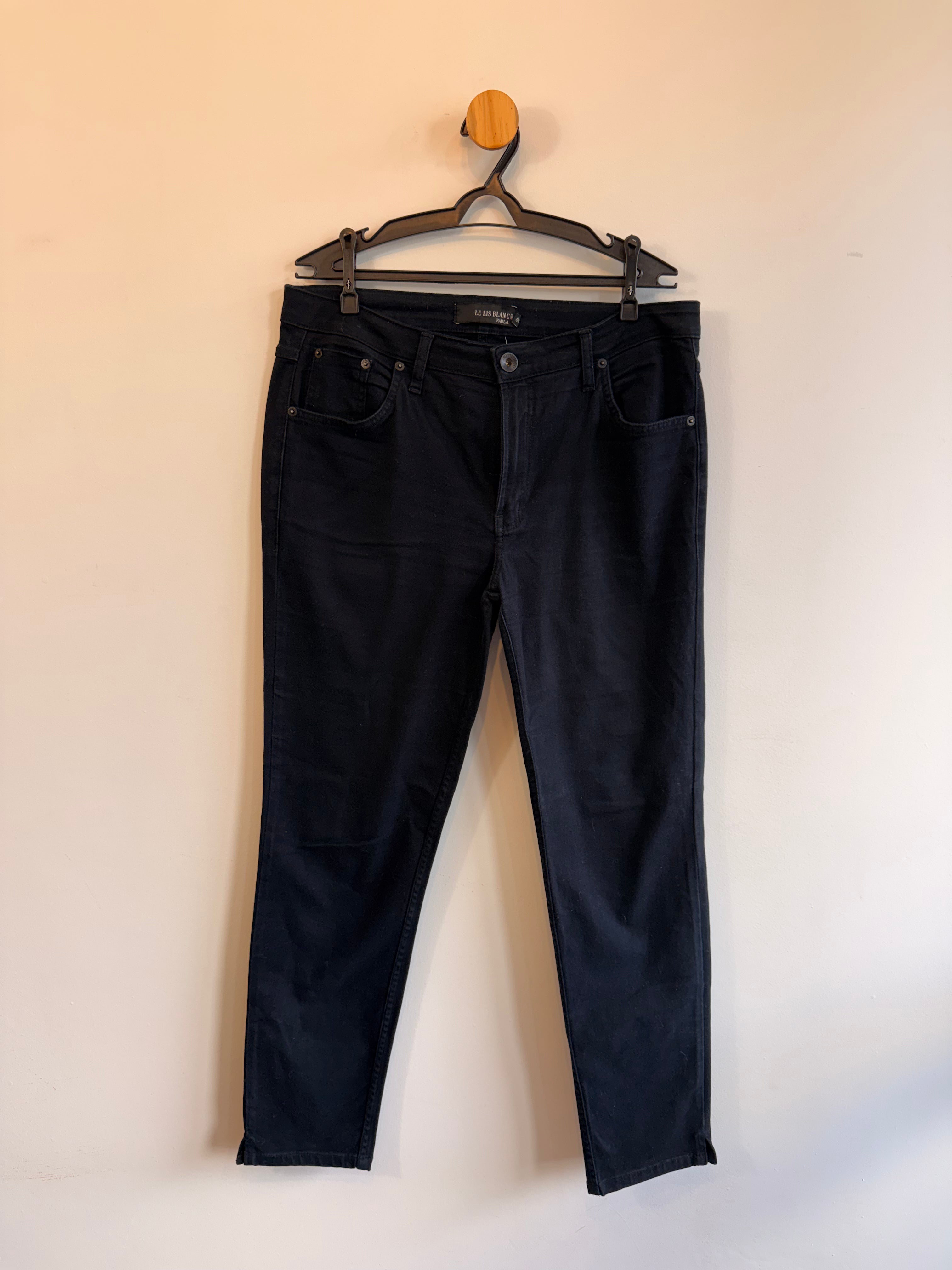 Calça Jeans Preta Le Lis Blanc