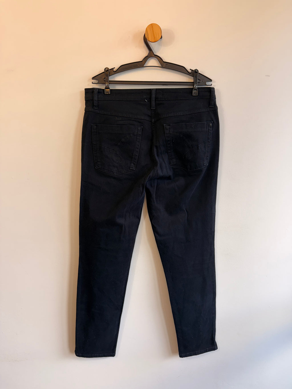 Calça Jeans Preta Le Lis Blanc