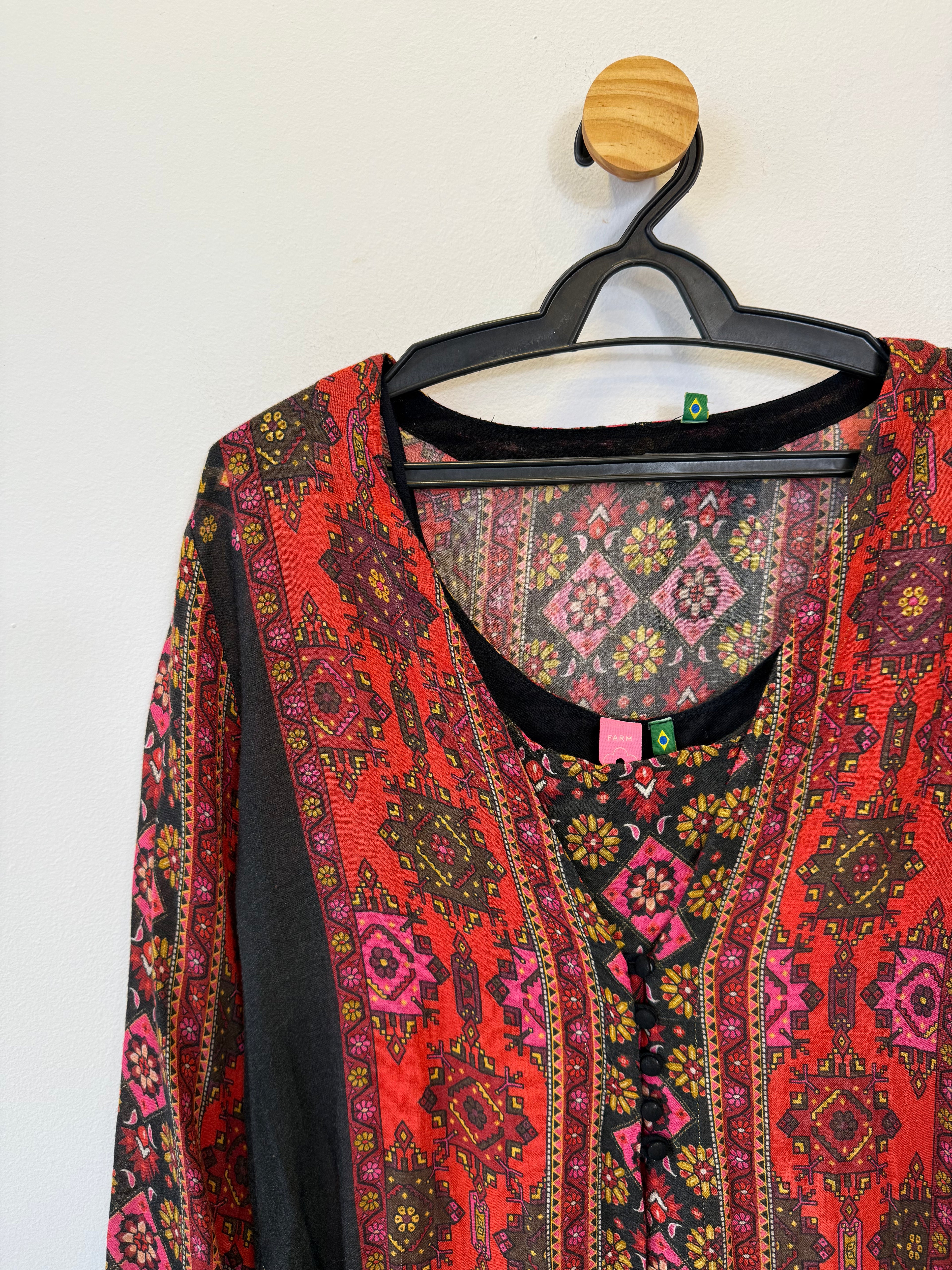 Túnica Estampada com Top