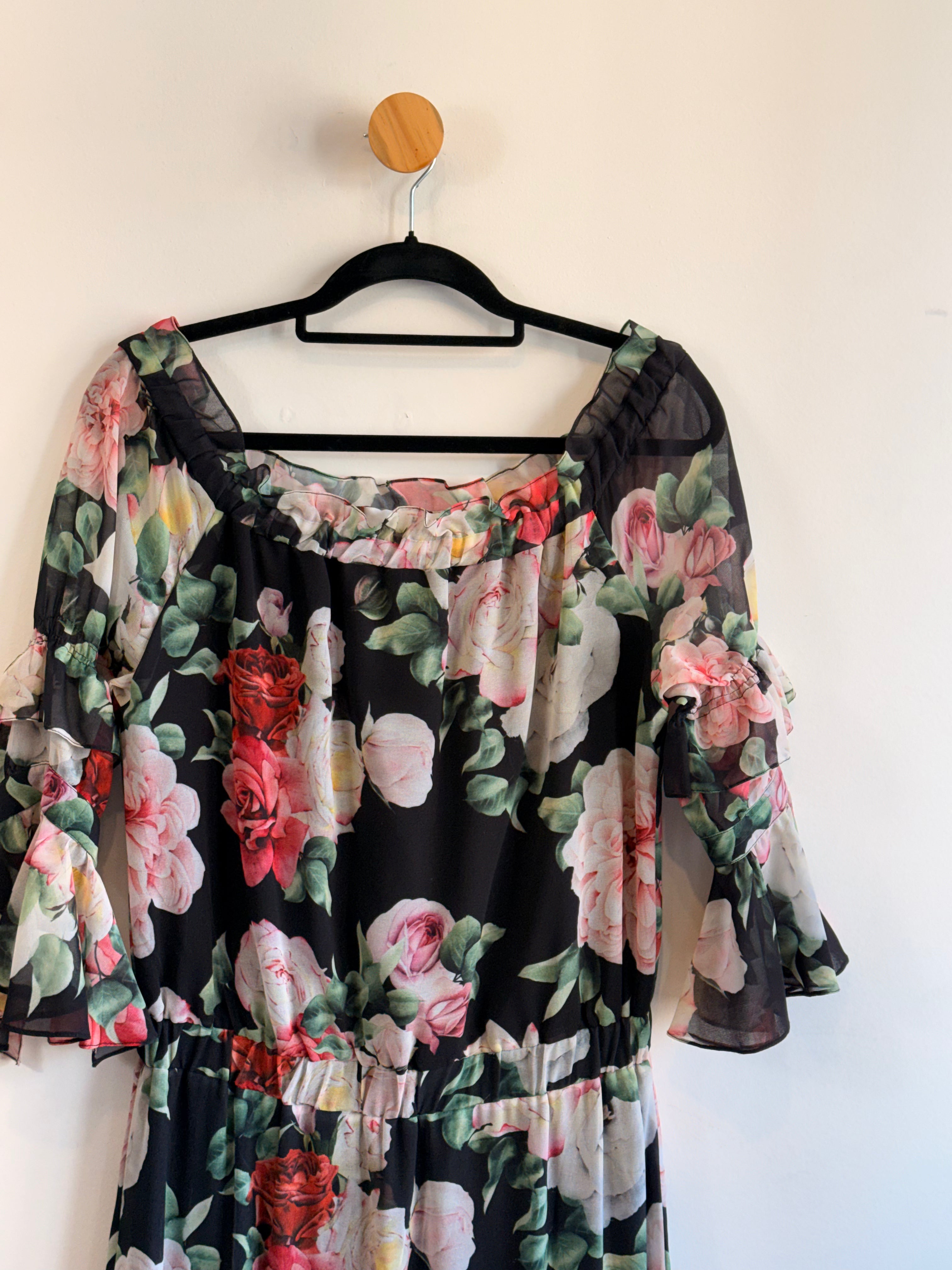 Vestido Estampa Floral Unity Seven