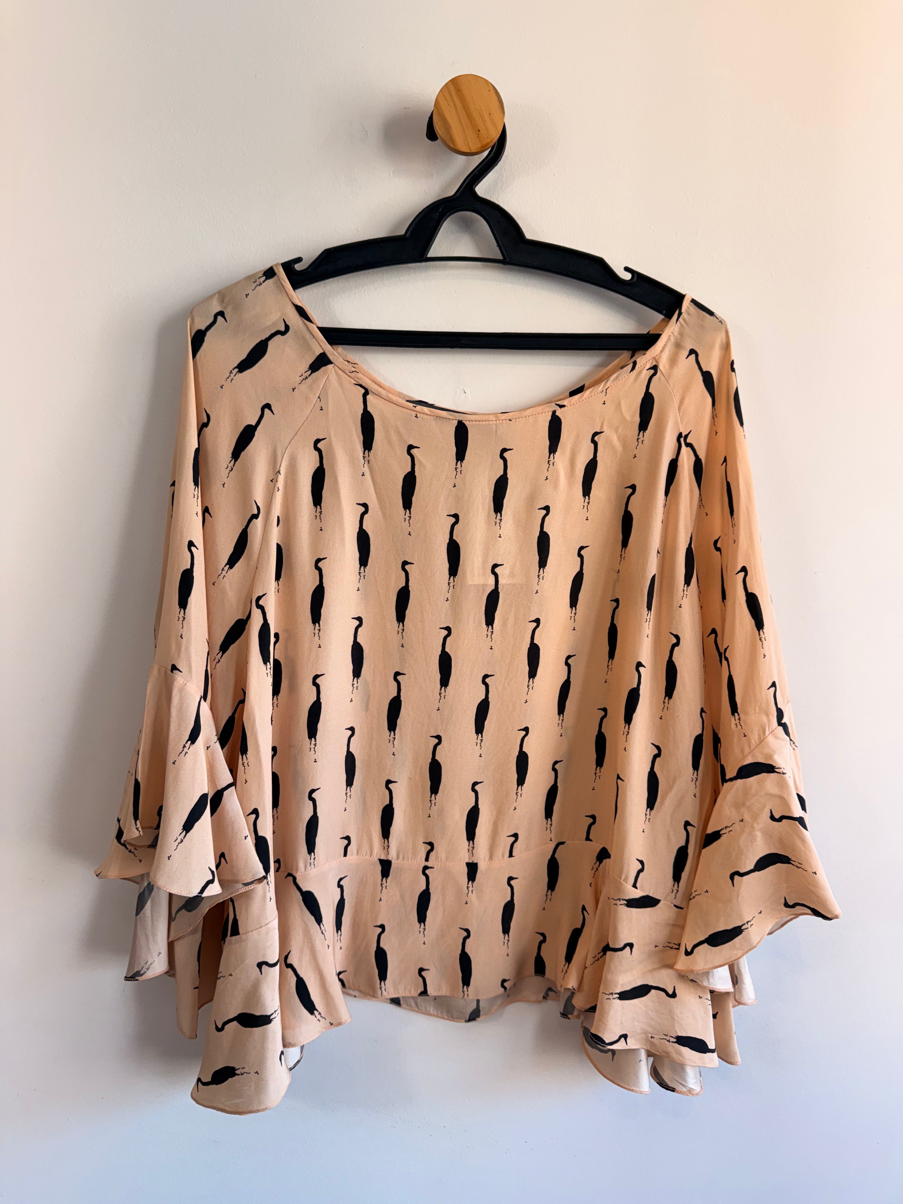 Blusa 100% Seda Animale