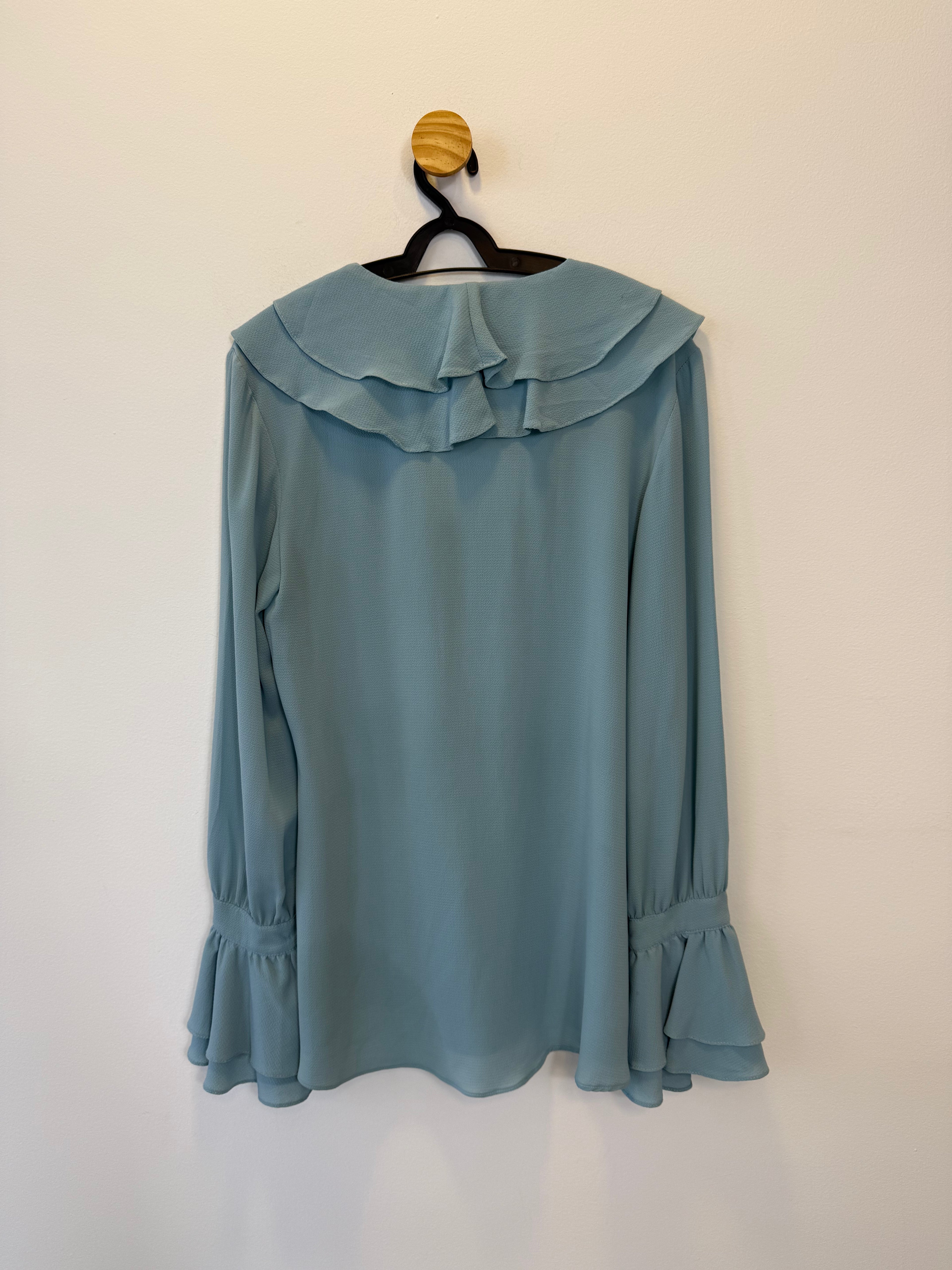 Blusa  Celeste com Babados