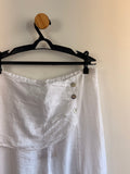 Calça Branca 100% Linho Madre Reina