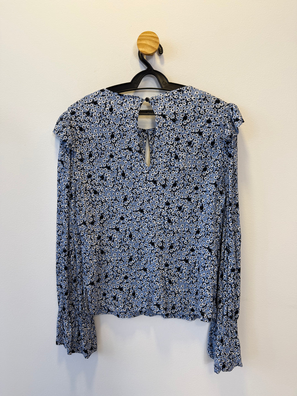 Blusa Azul Floral