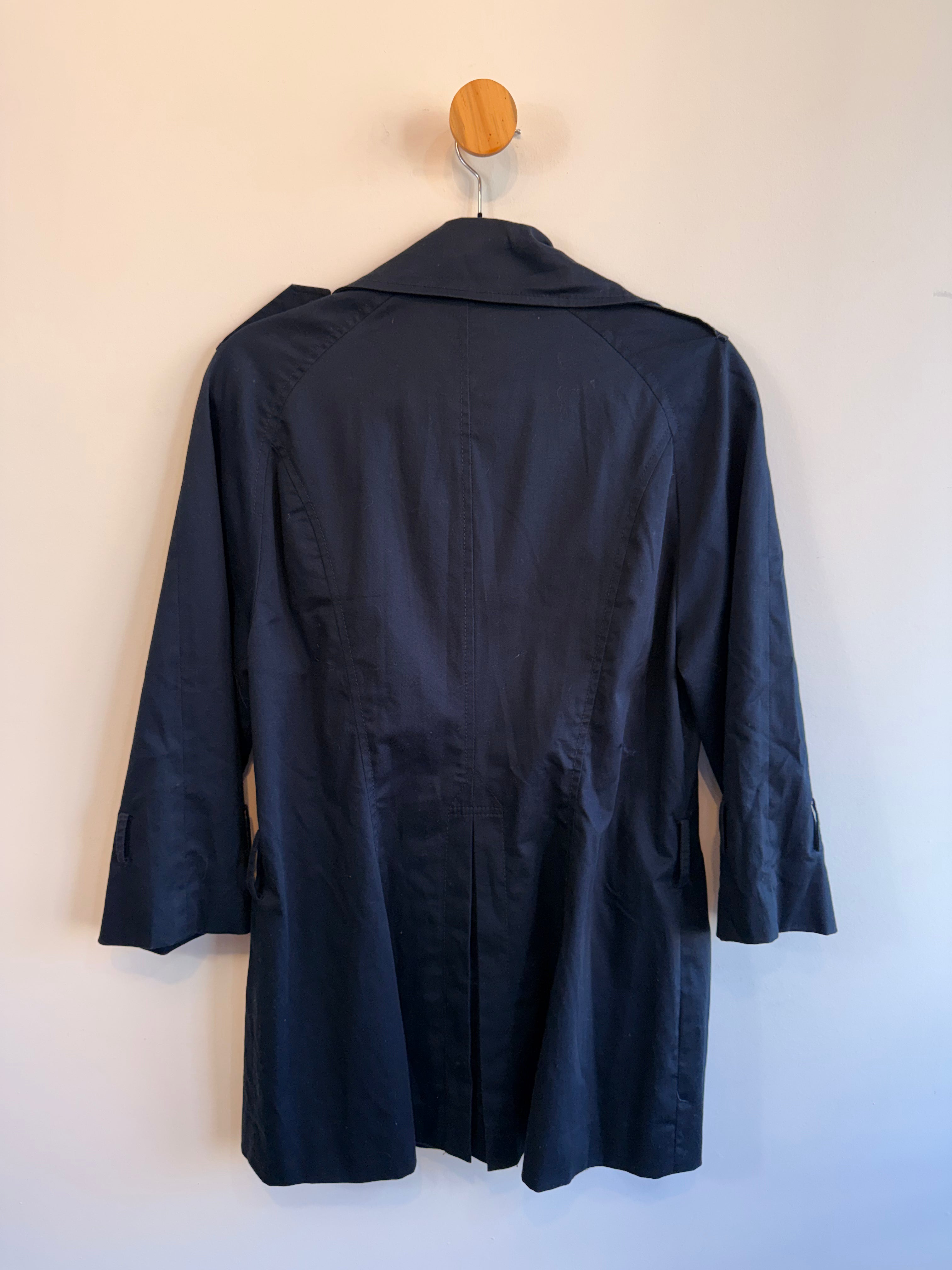 Trench Coat Azul Marinho Cori