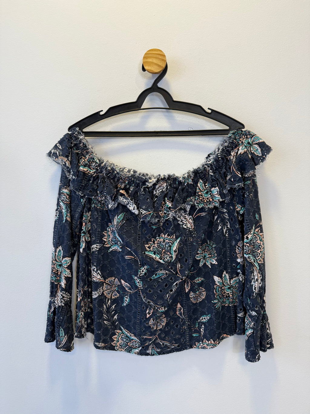 Cropped Ombro a Ombro Estampado