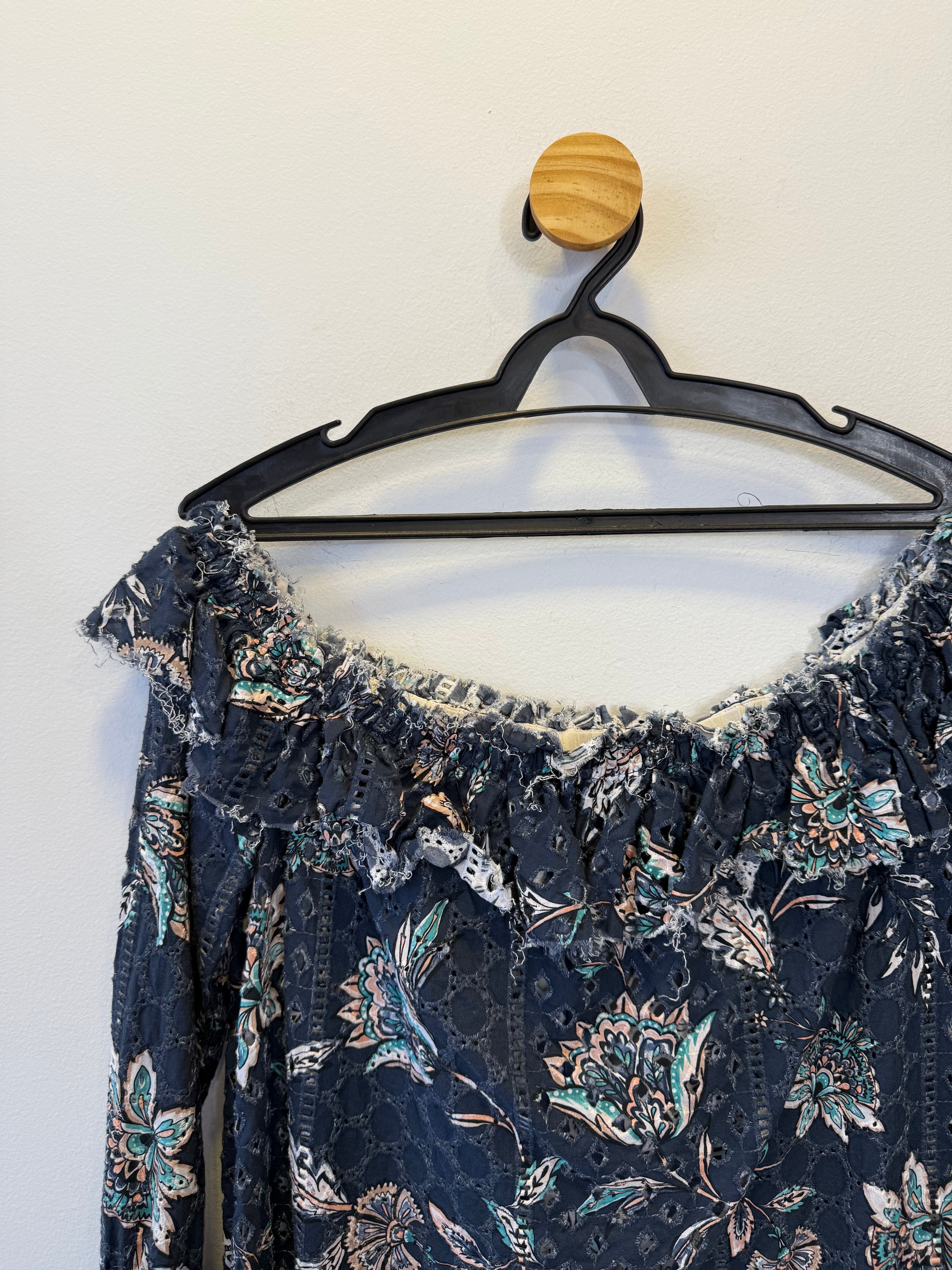 Cropped Ombro a Ombro Estampado