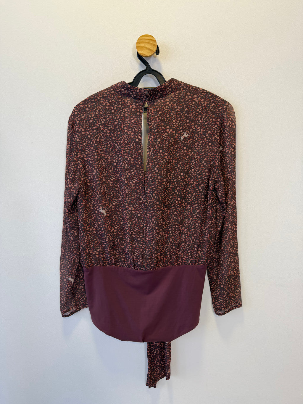Body Marrom Floral