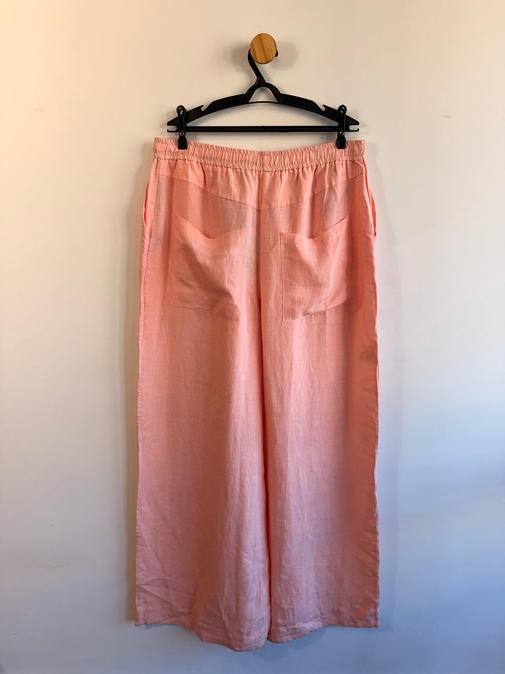 Calça Rosa 100% Linho Mixed