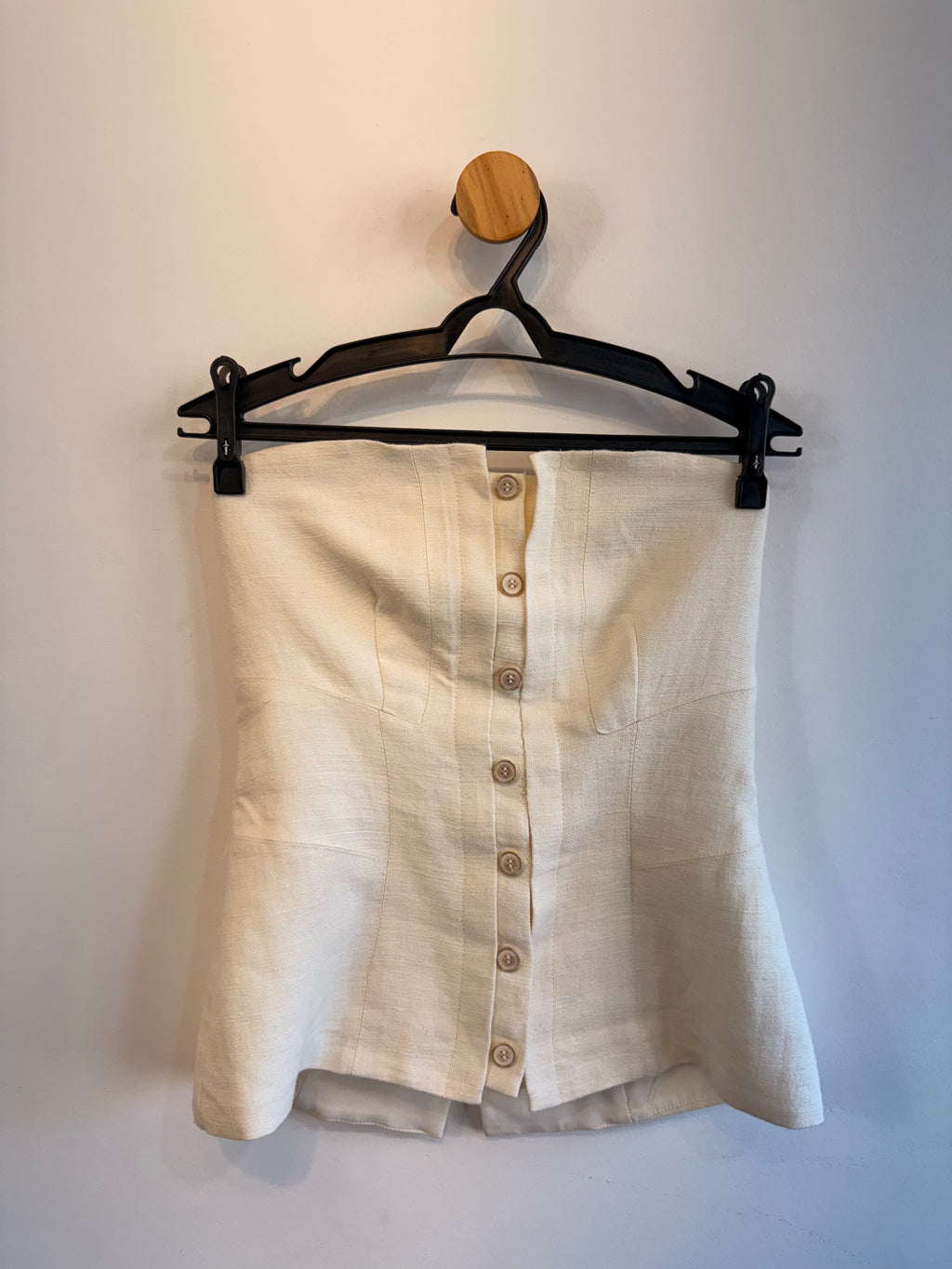 Corset Tomara que Caia Off White Essenciale