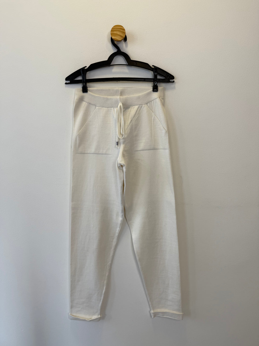 Calça em Malha Branca