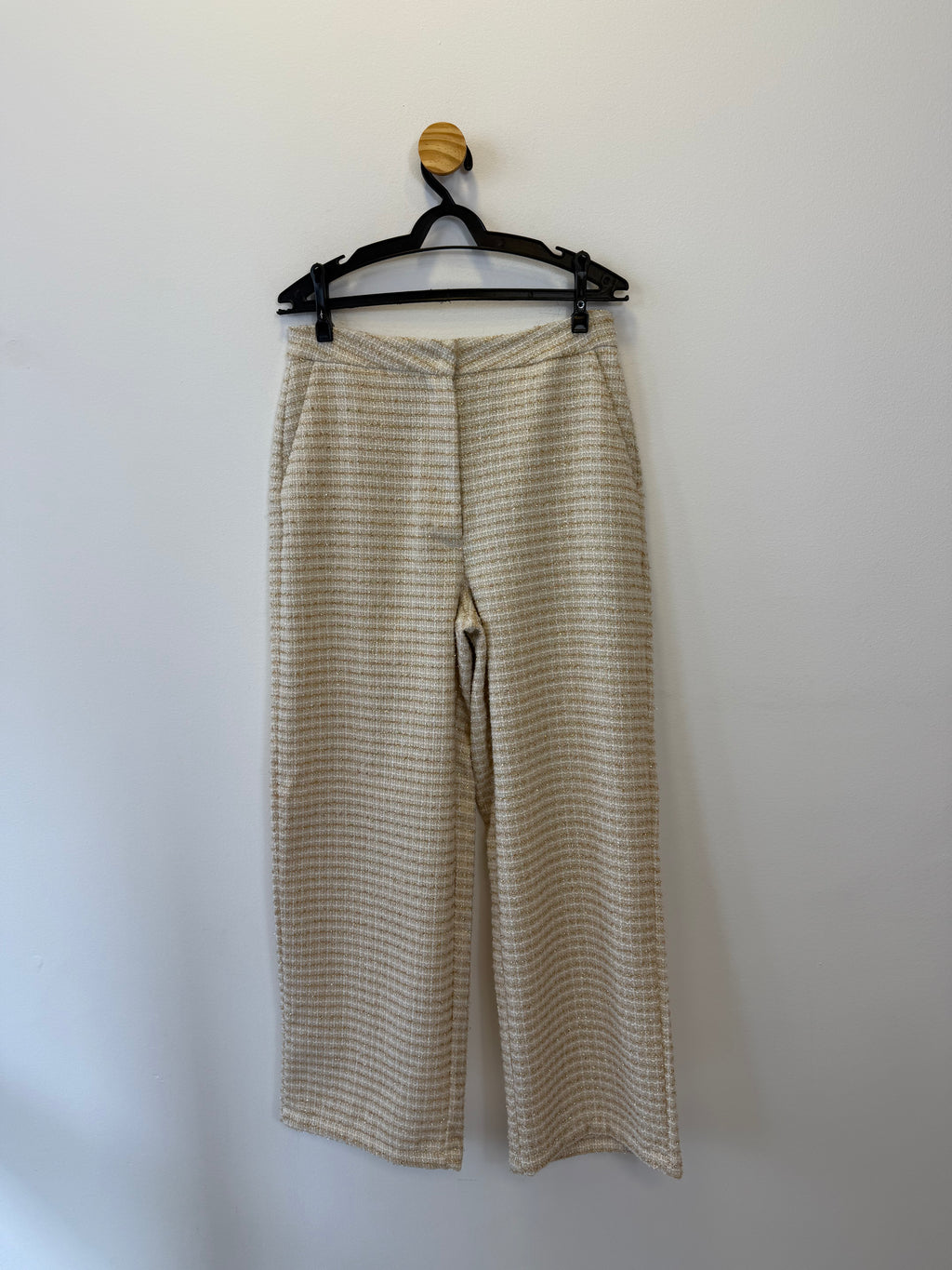 Calça Wide Leg Tweed