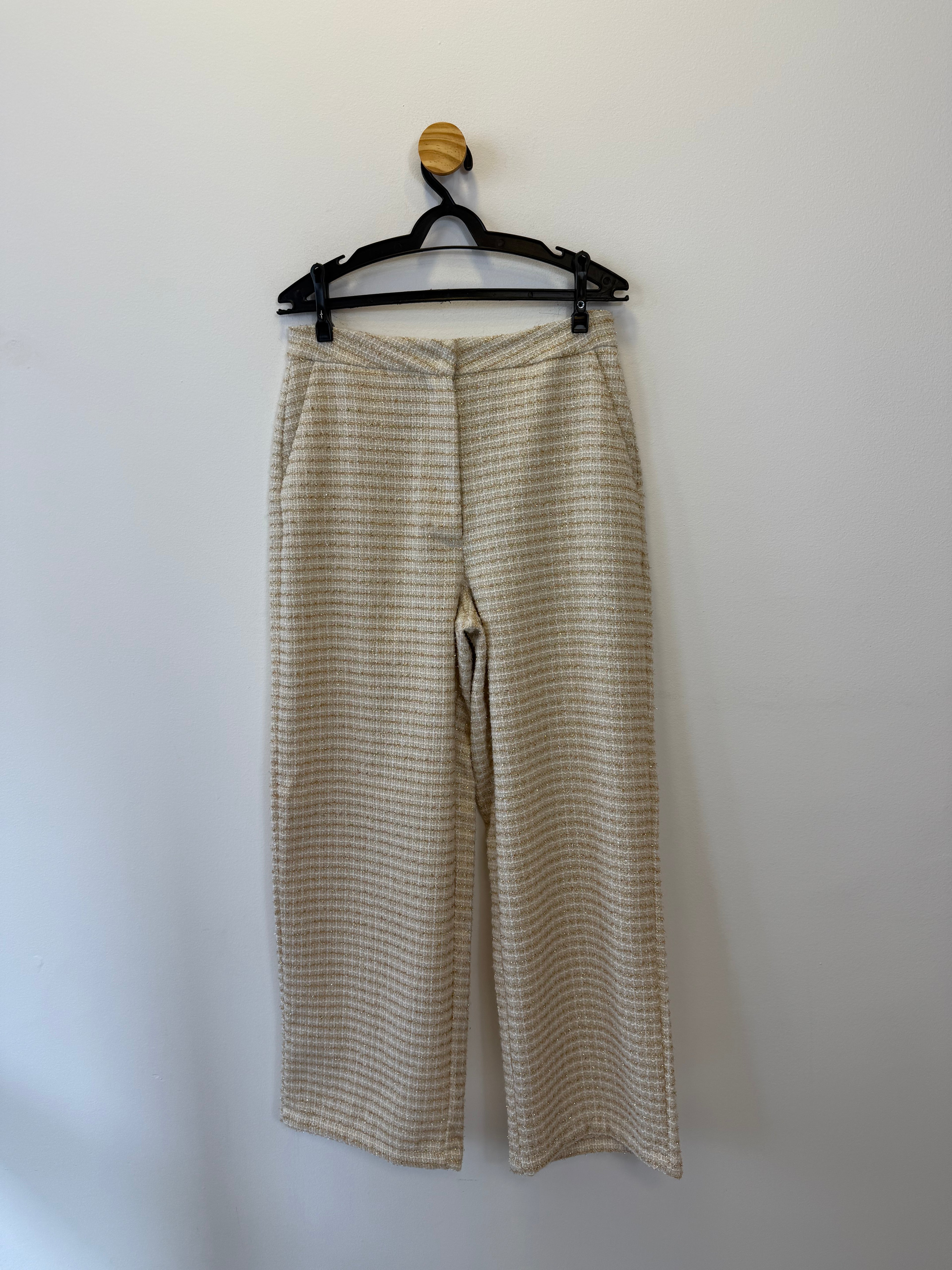 Calça Wide Leg Tweed