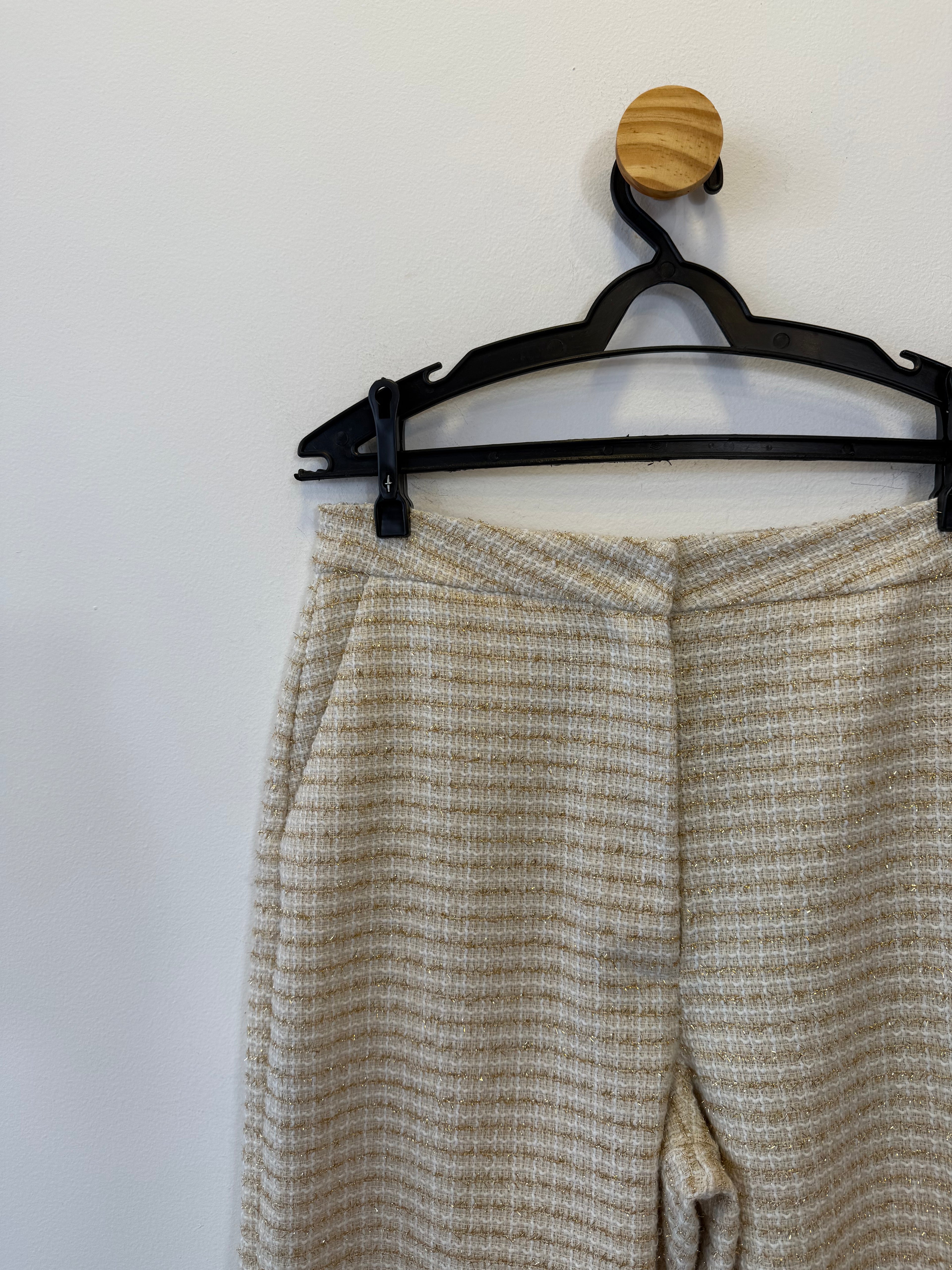 Calça Wide Leg Tweed