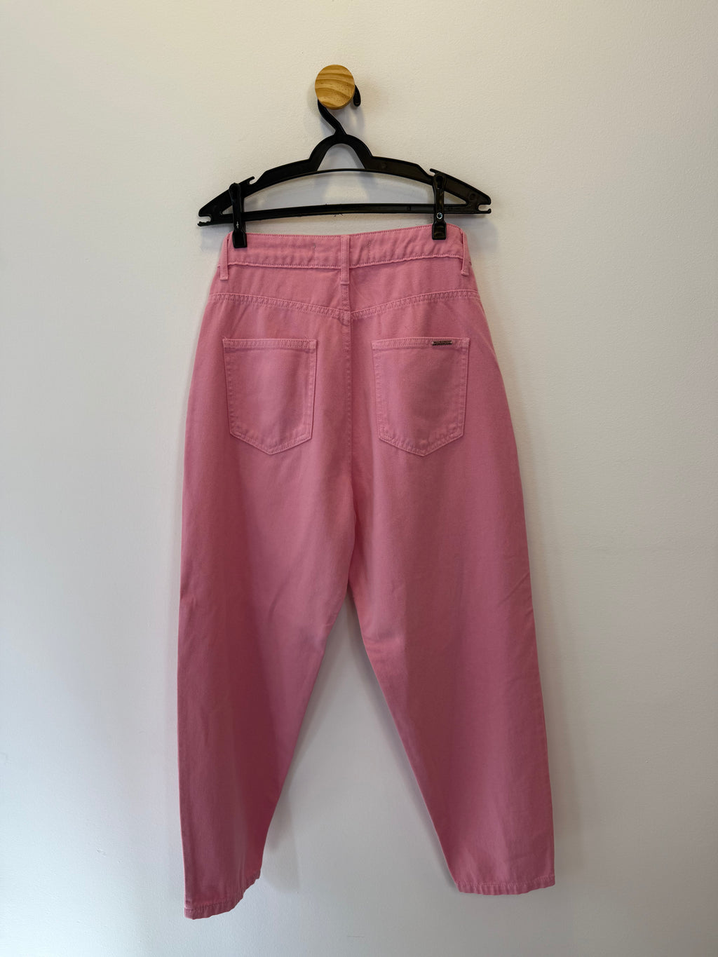 Calça Balloon Rosa Claro