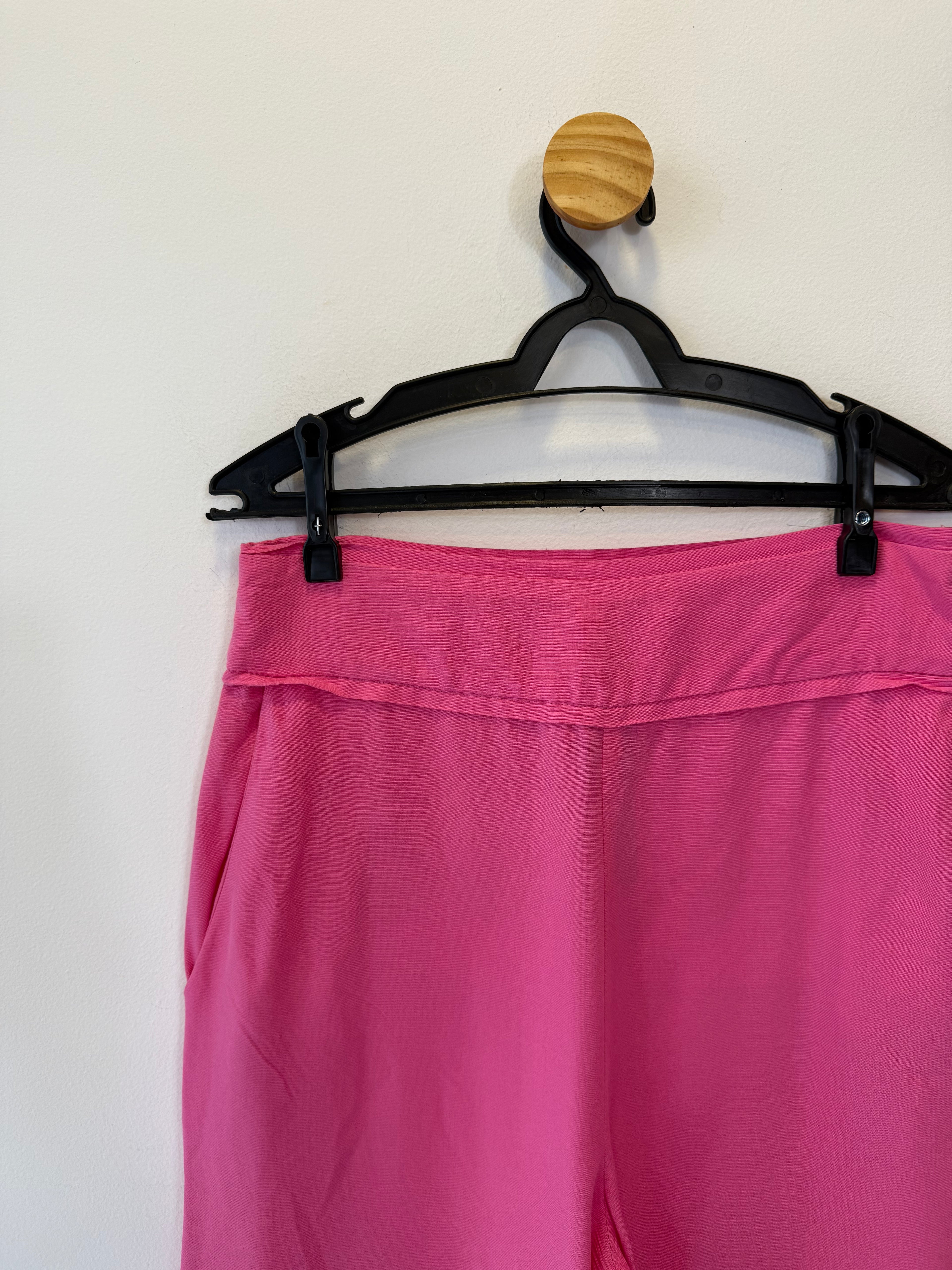 Calça Reta Rosa Fucsia