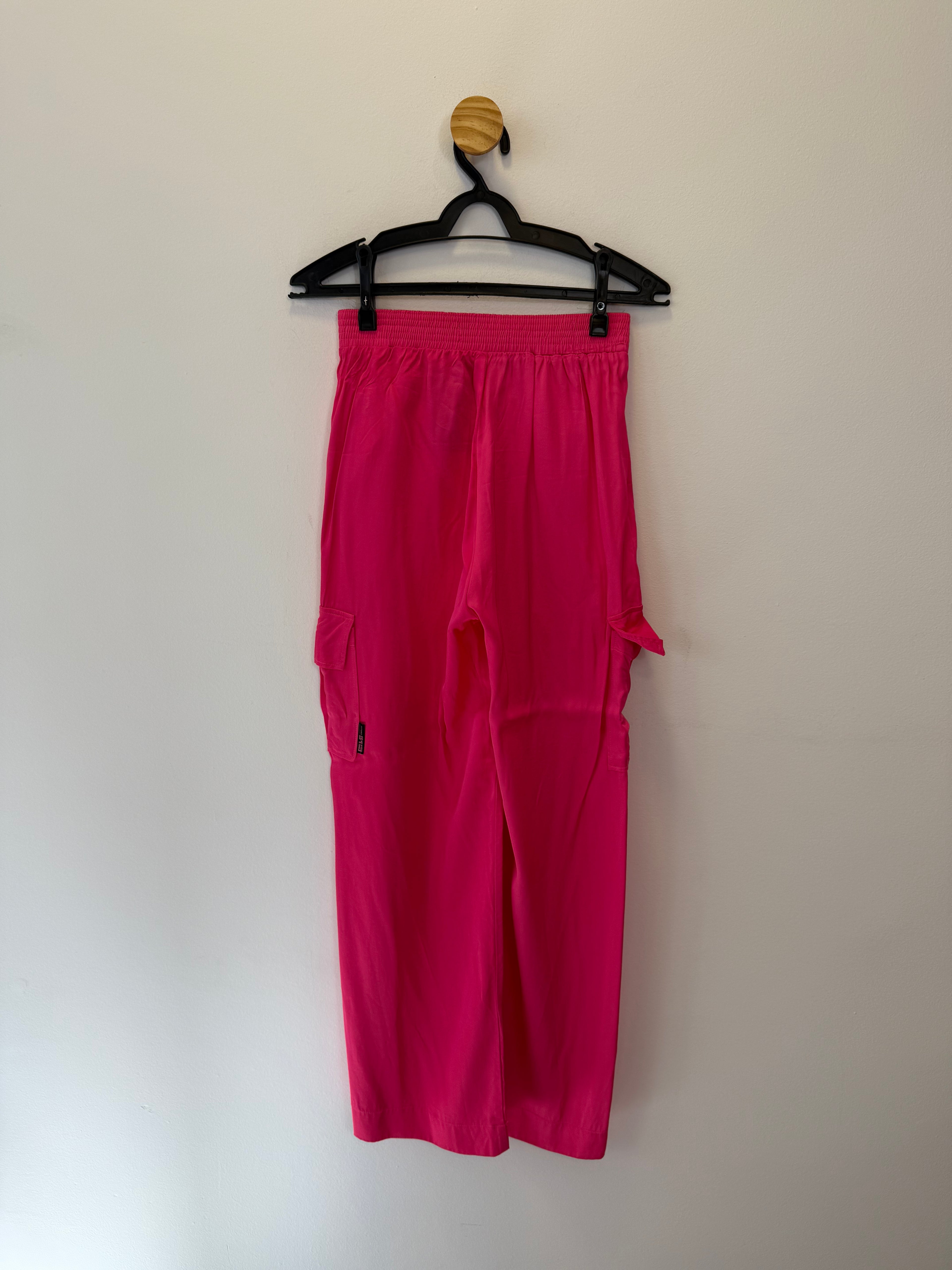 Calça Cargo Rosa Pink