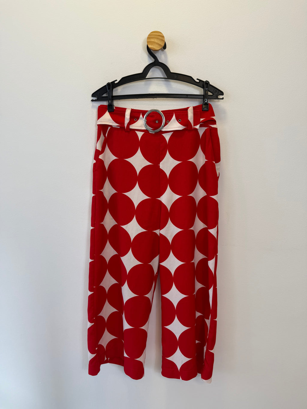 Calça Estampada Vermelha