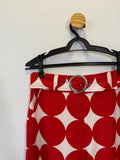 Calça Estampada Vermelha