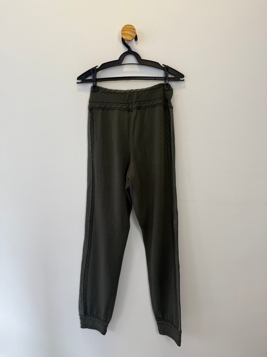 Calça Malha Verde Musgo