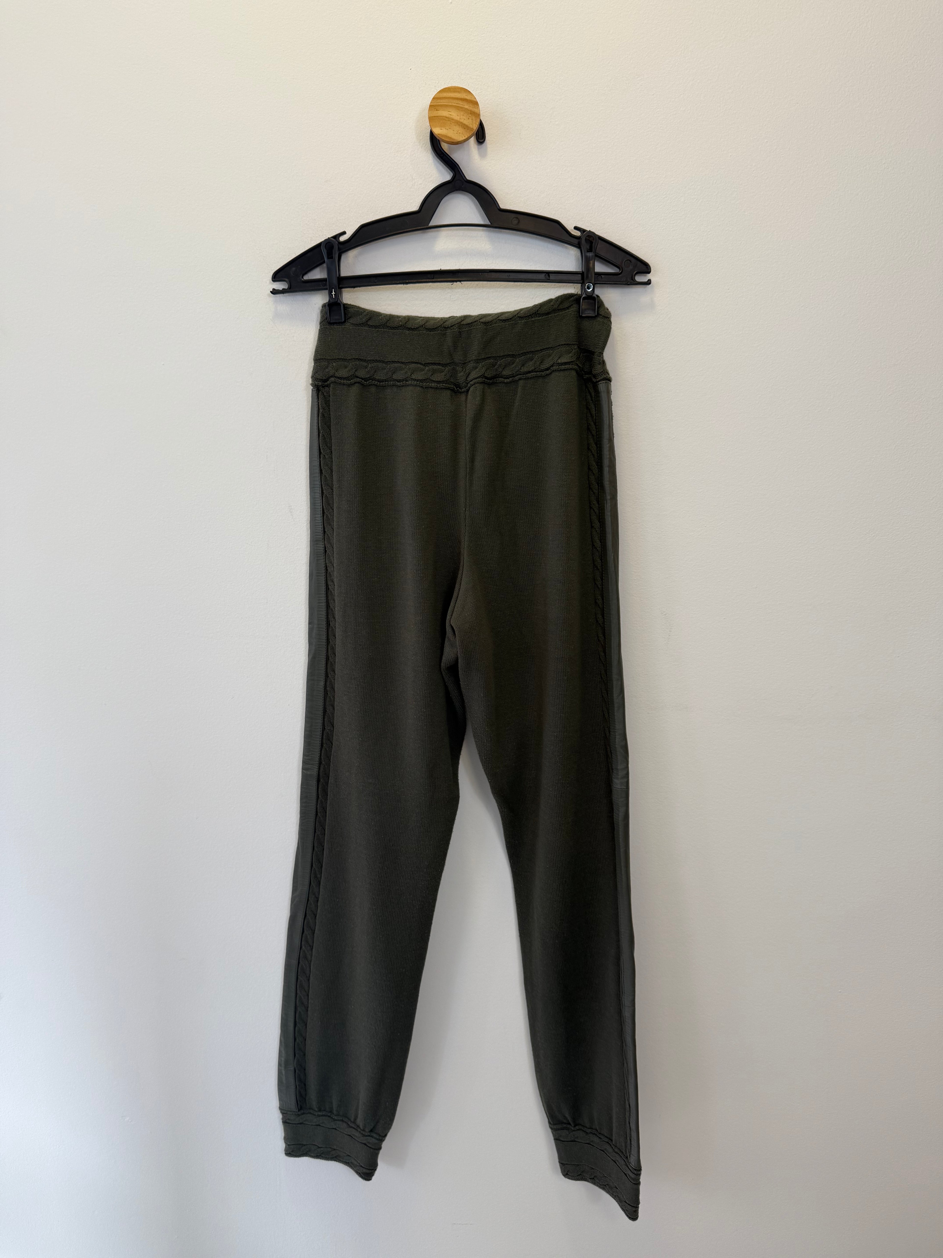 Calça Malha Verde Musgo
