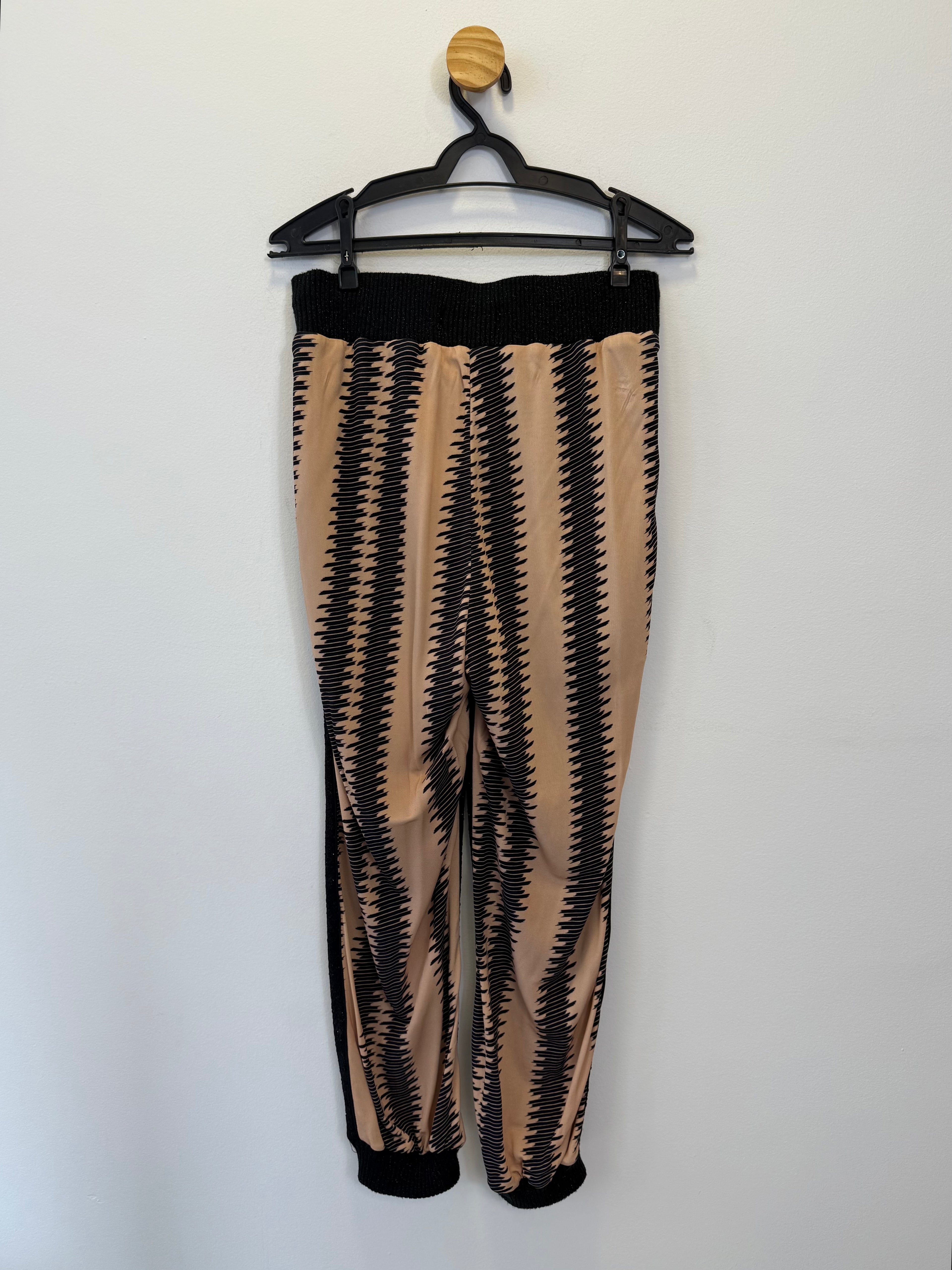 Calça Lurex estampada