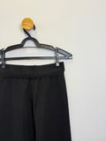 Calça Wide Leg Malha Preta