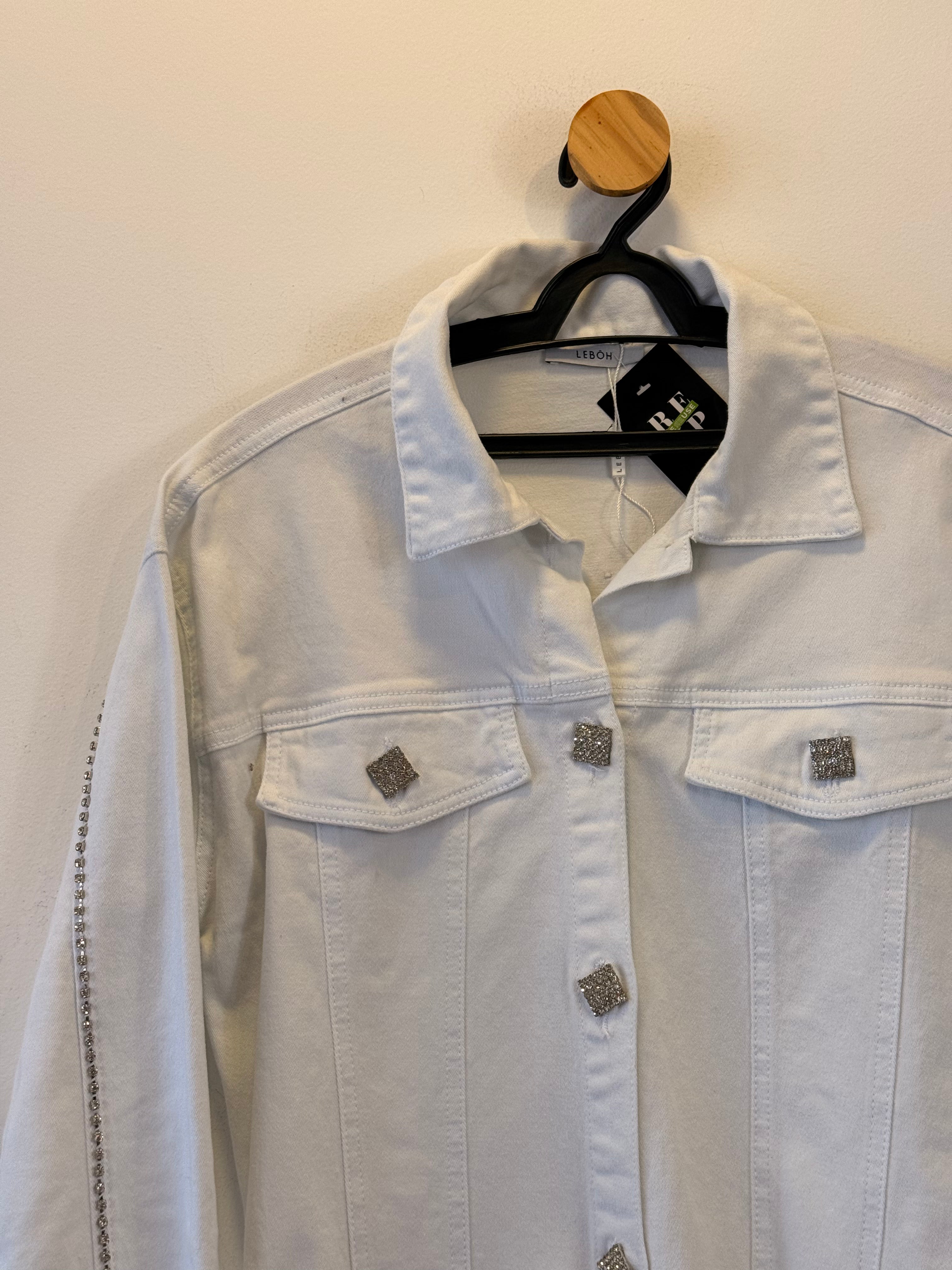 Jaqueta Jeans Branca