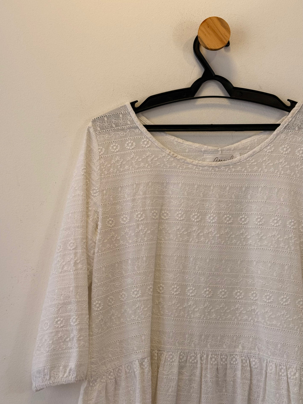 Blusa Branca Renda