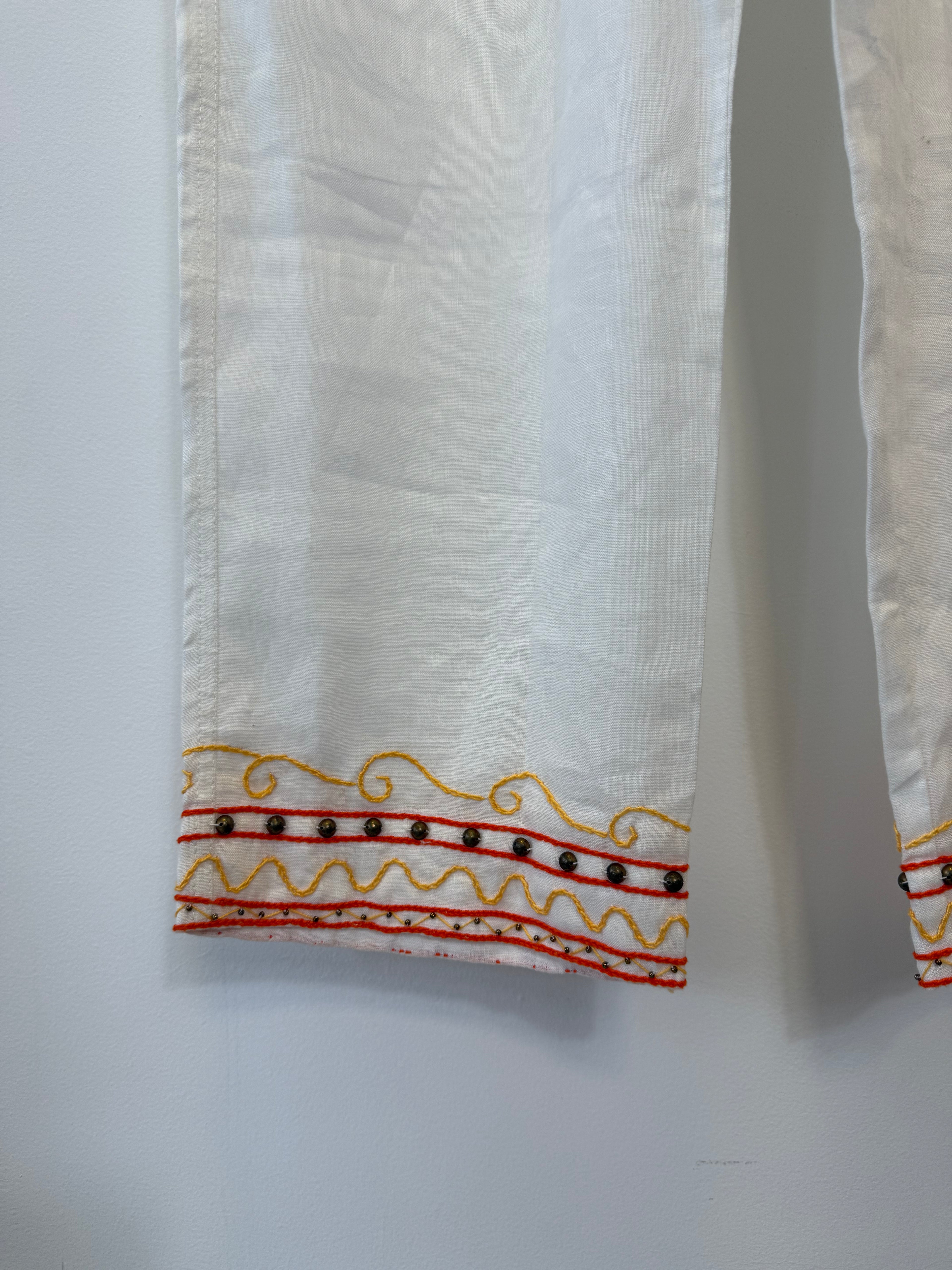 Calça de Linho Branca