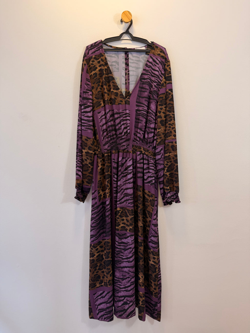 Vestido Longo Animal Print Ingritta