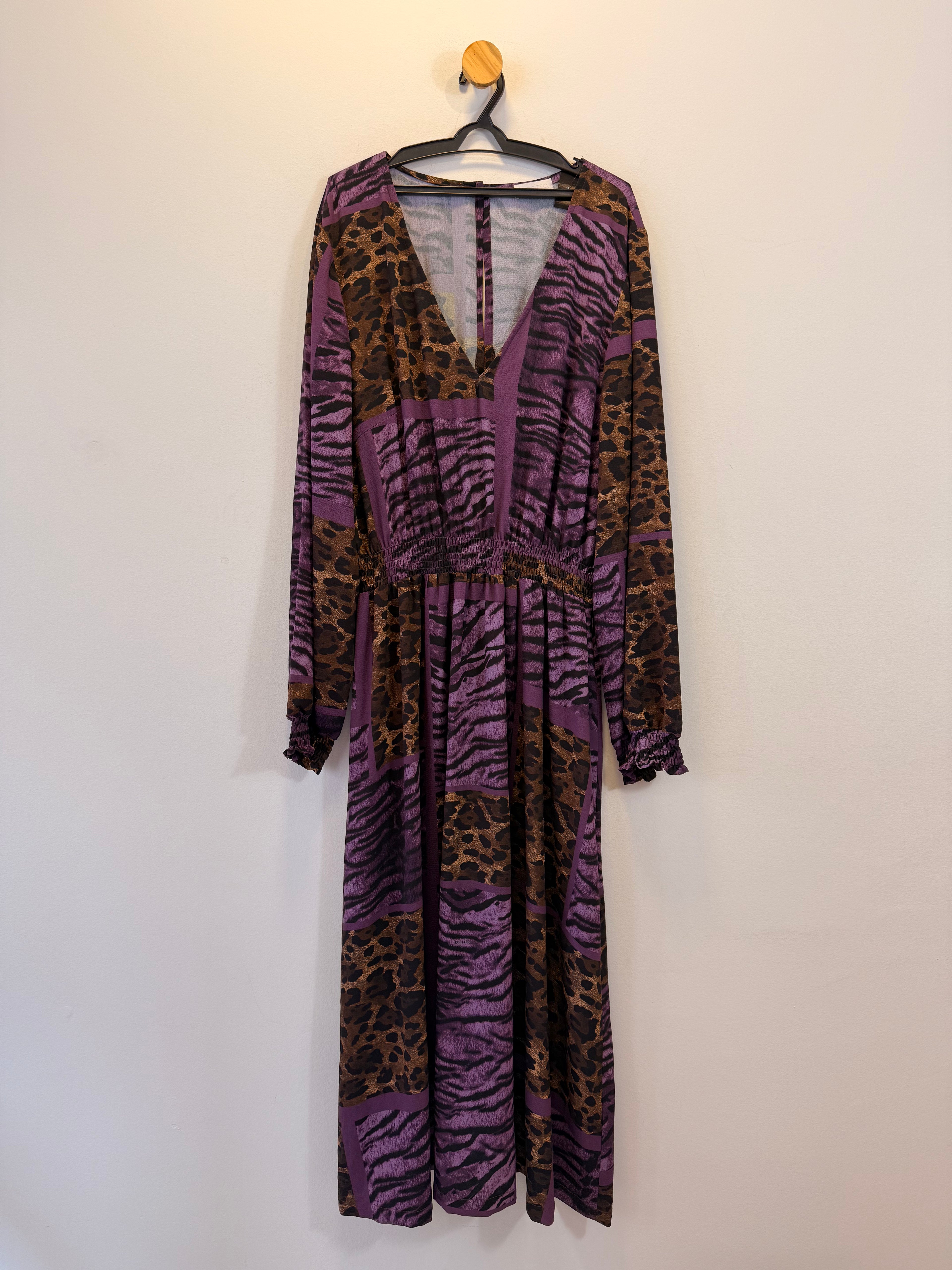 Vestido Longo Animal Print Ingritta