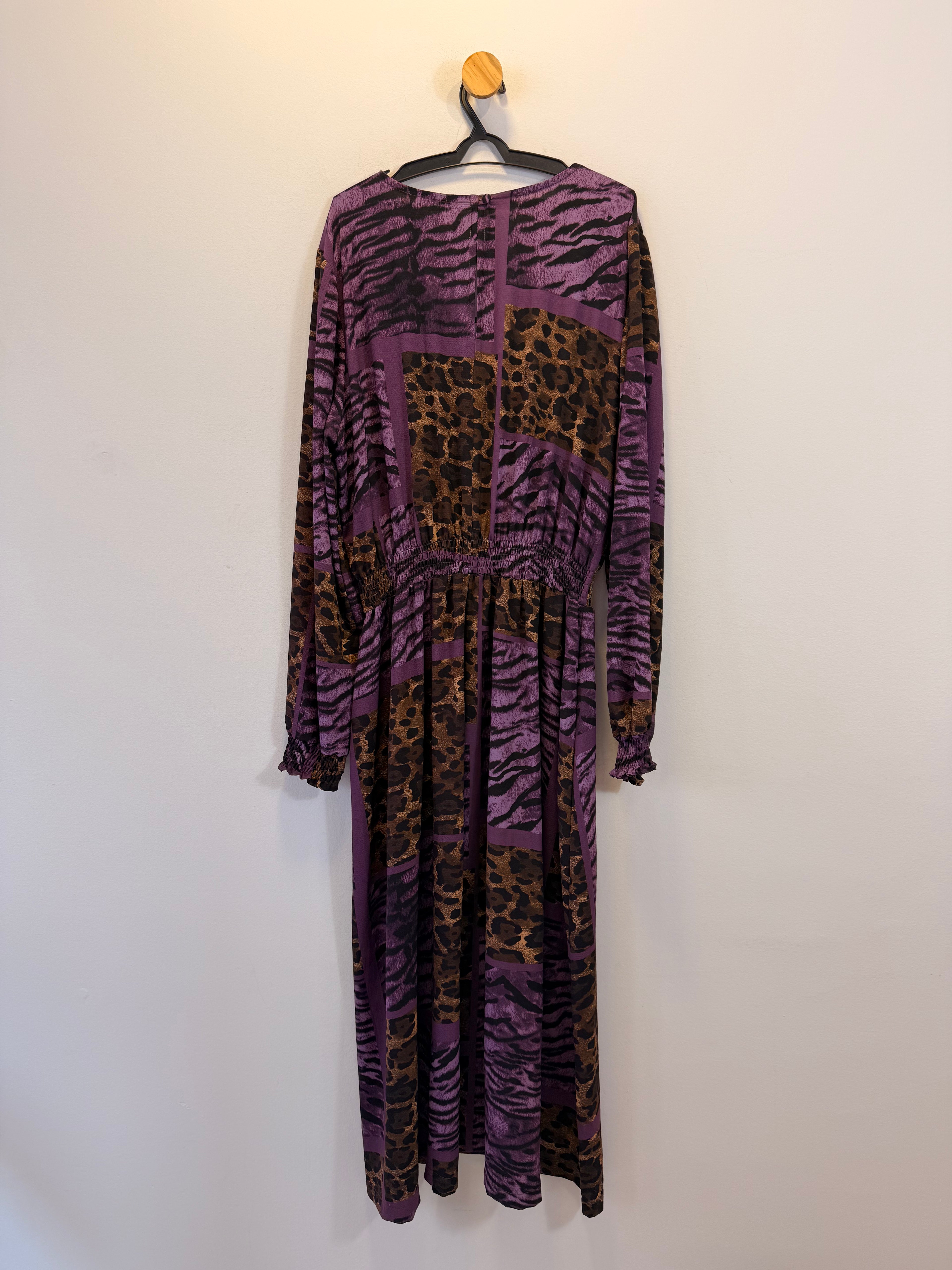 Vestido Longo Animal Print Ingritta