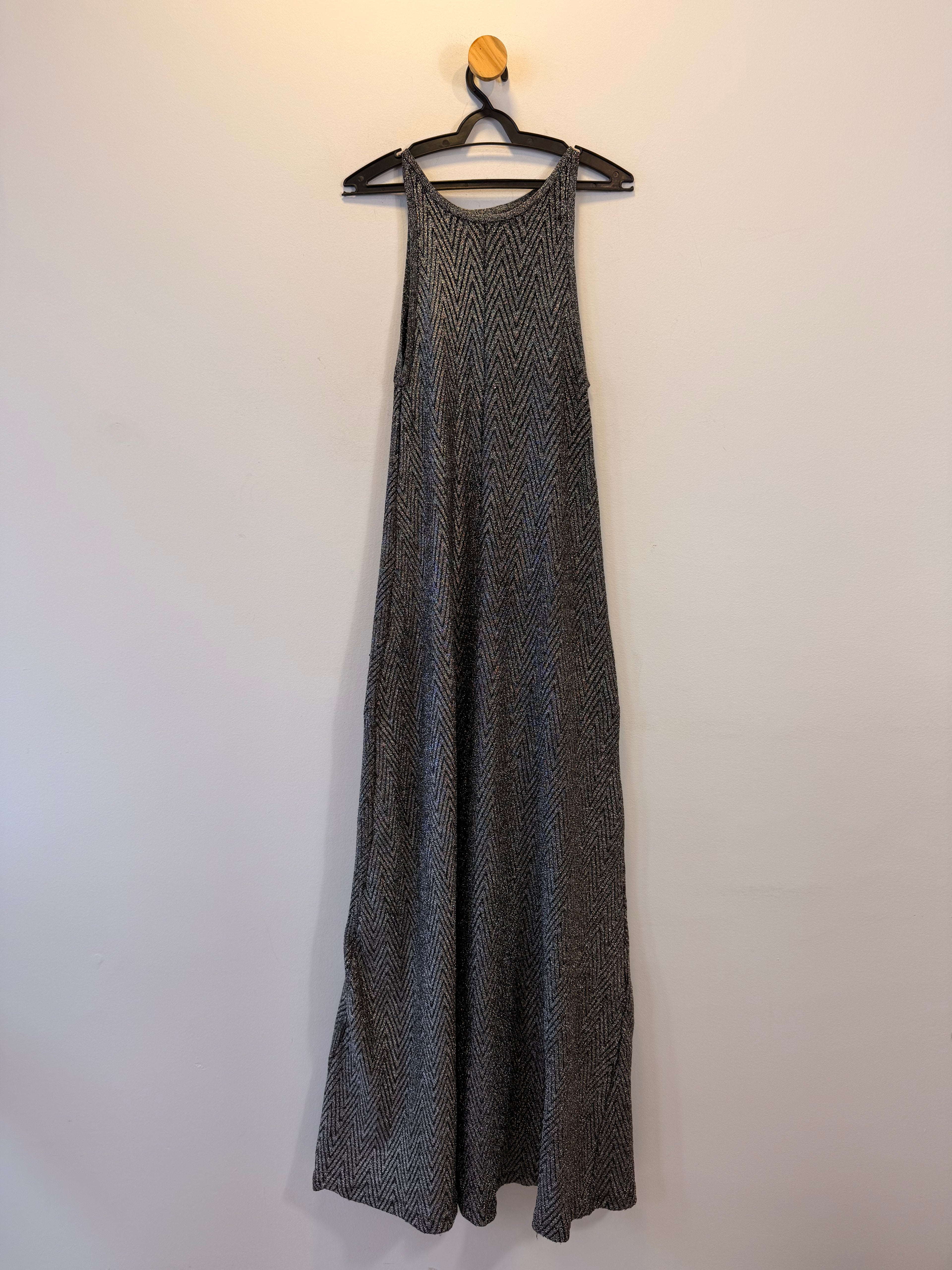Vestido Longo Lurex Zara