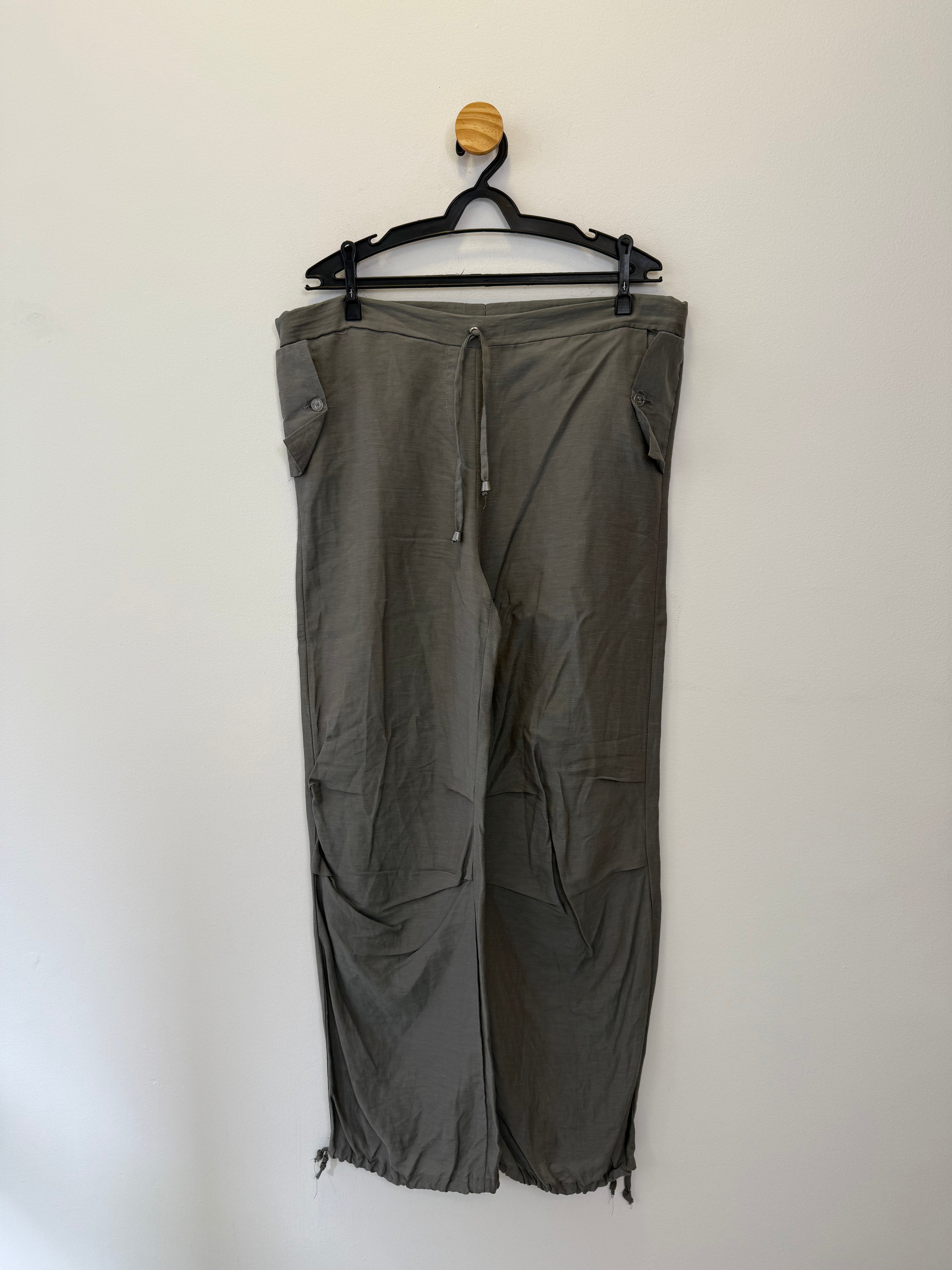 Calça Cinza Amarração