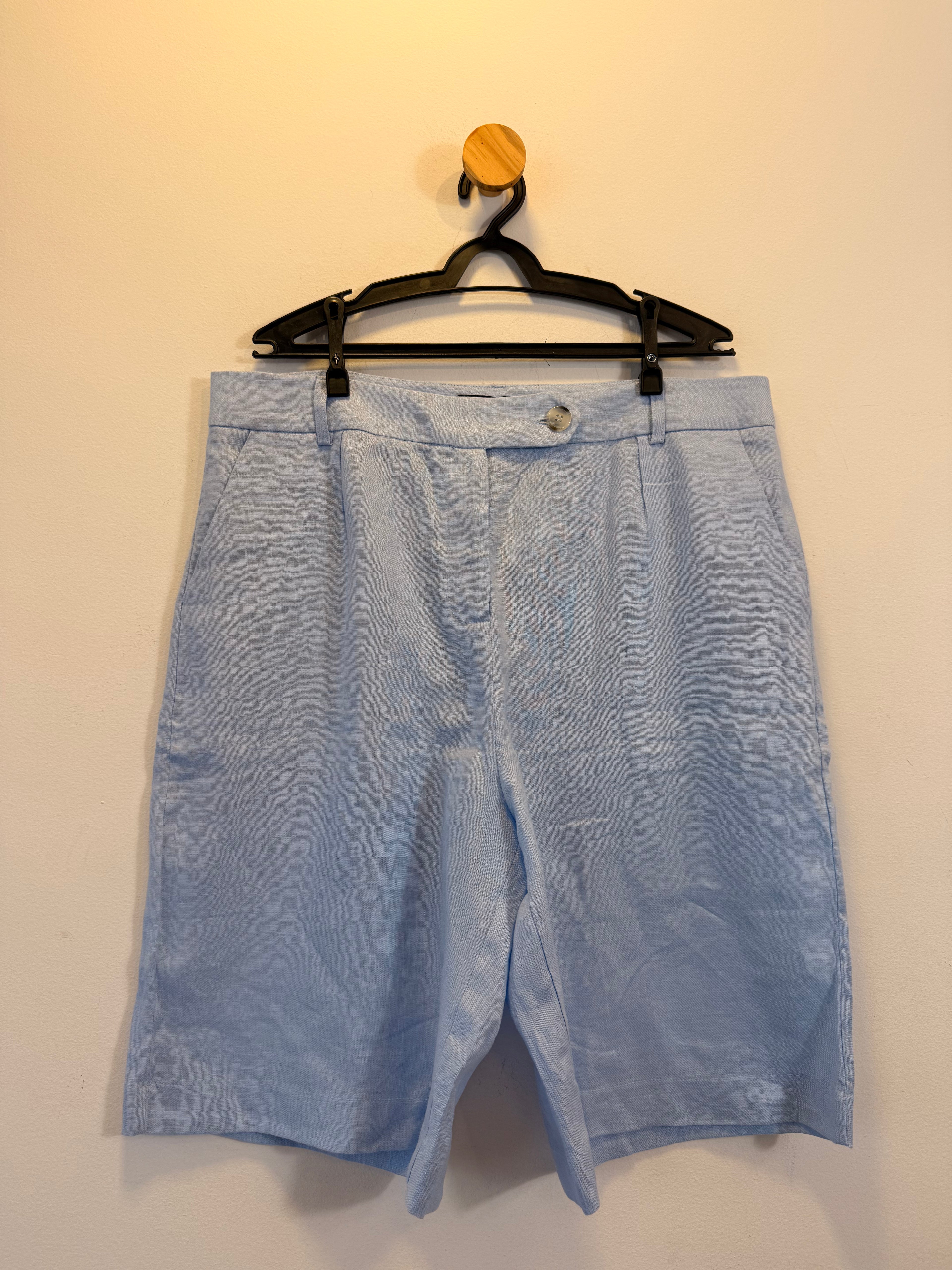 Short Azul de Linho Anahí