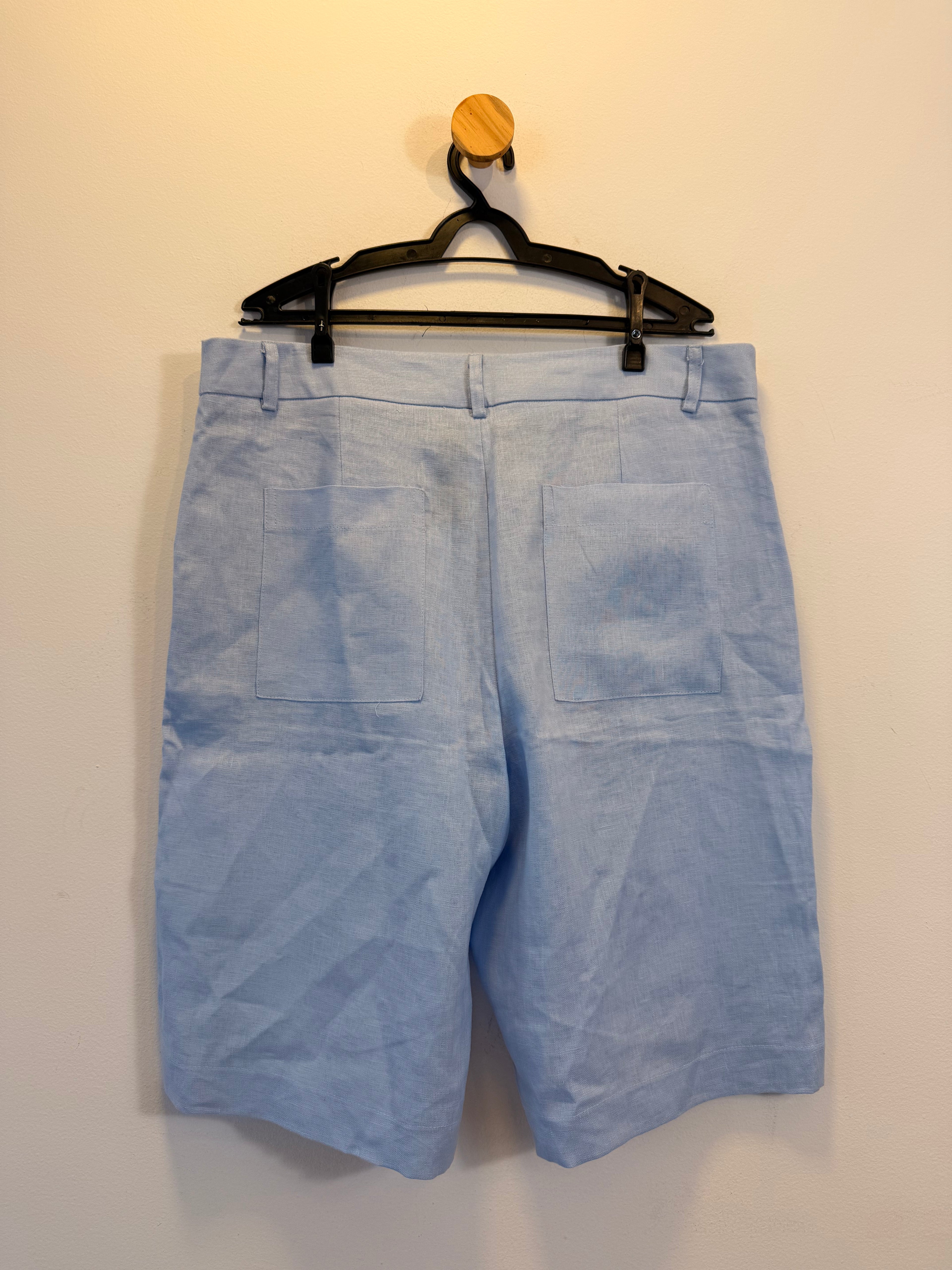Short Azul de Linho Anahí