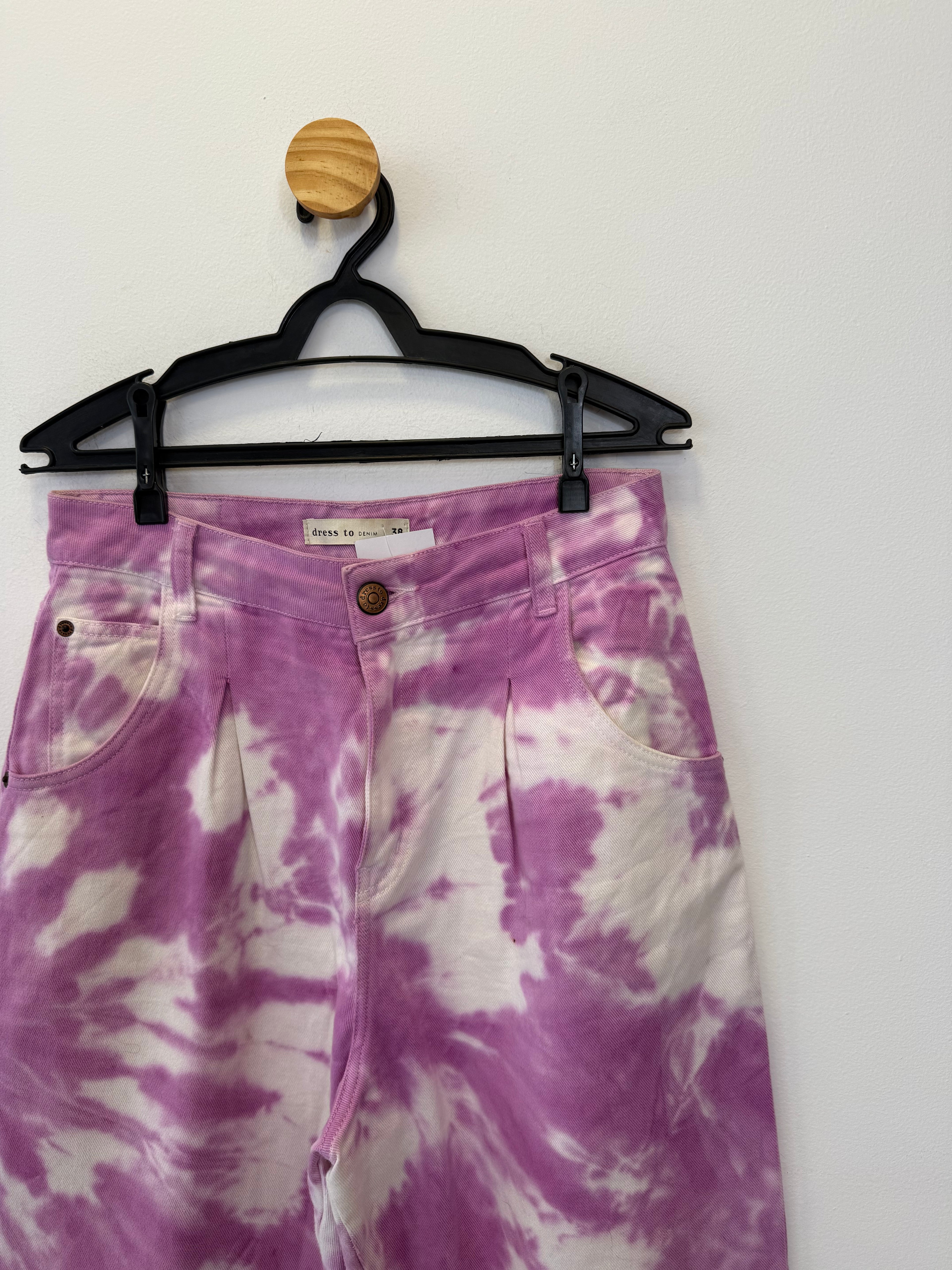 Calça Denim Tie Dye