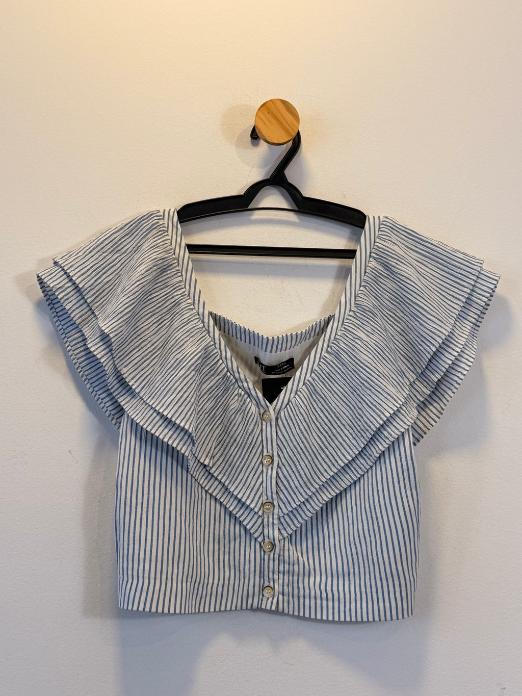 Cropped Listrado Zara