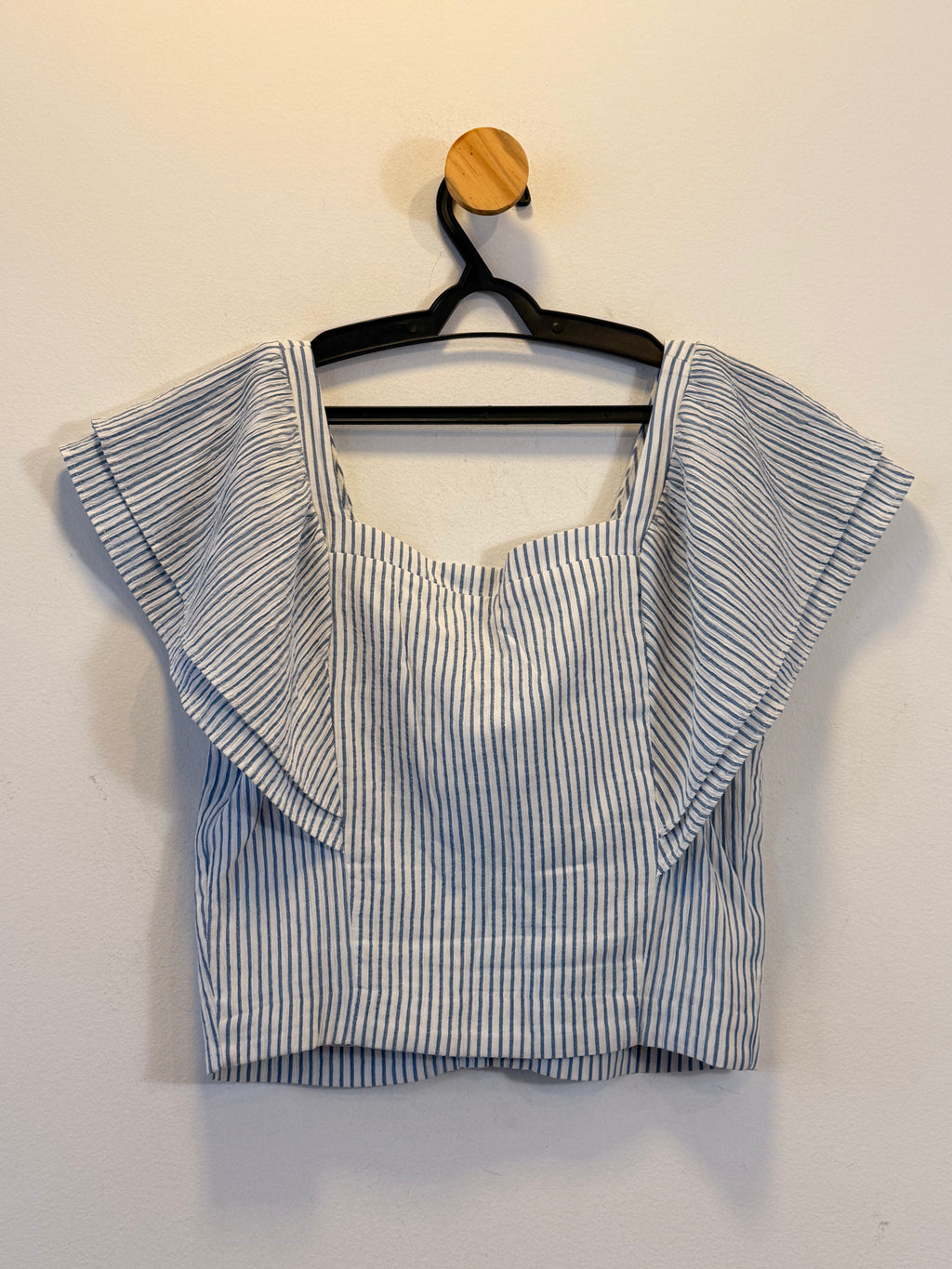 Cropped Listrado Zara