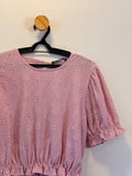 Blusa Cropped Rosa Zara