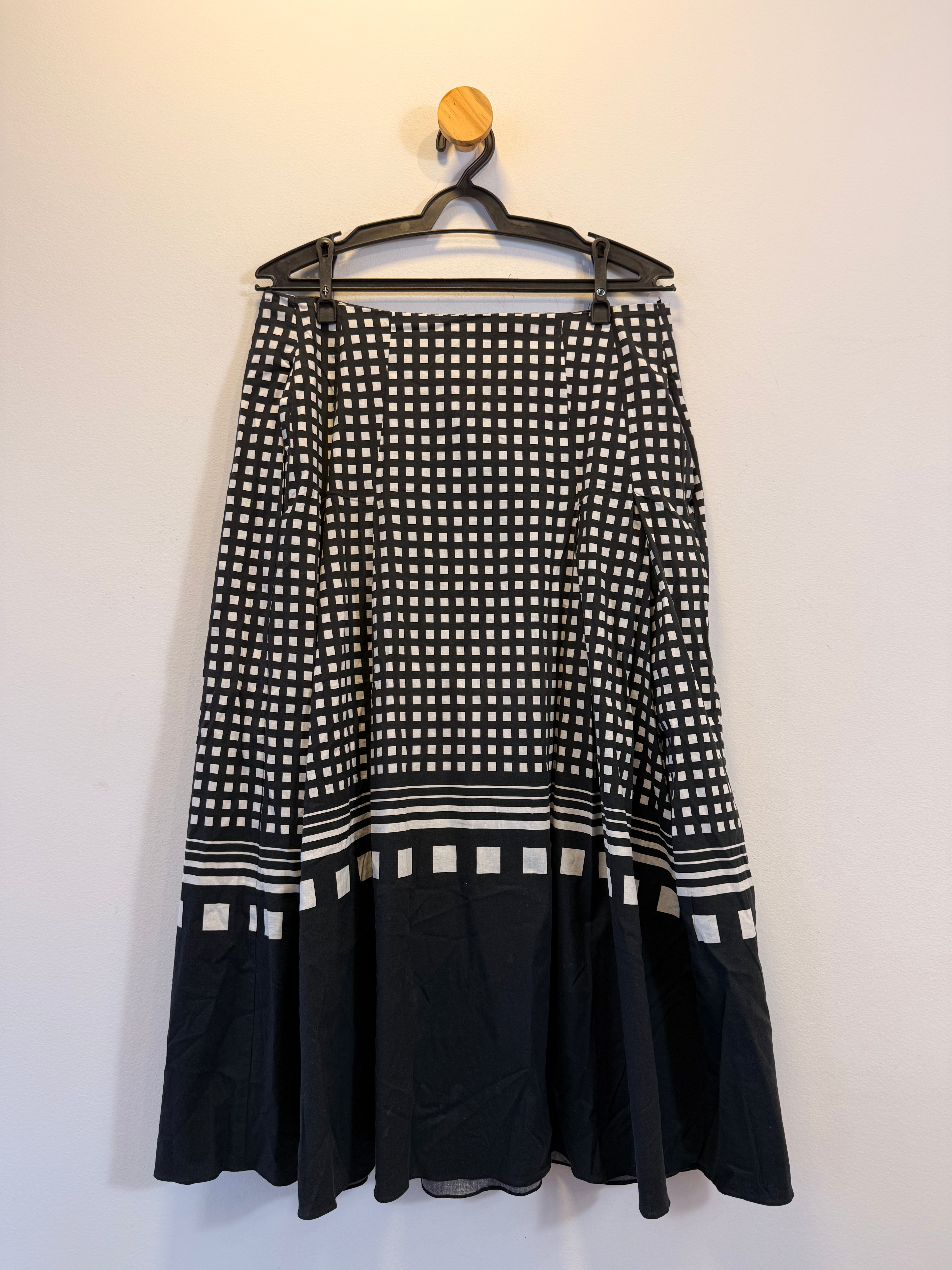 Saia Midi Estampada Souq