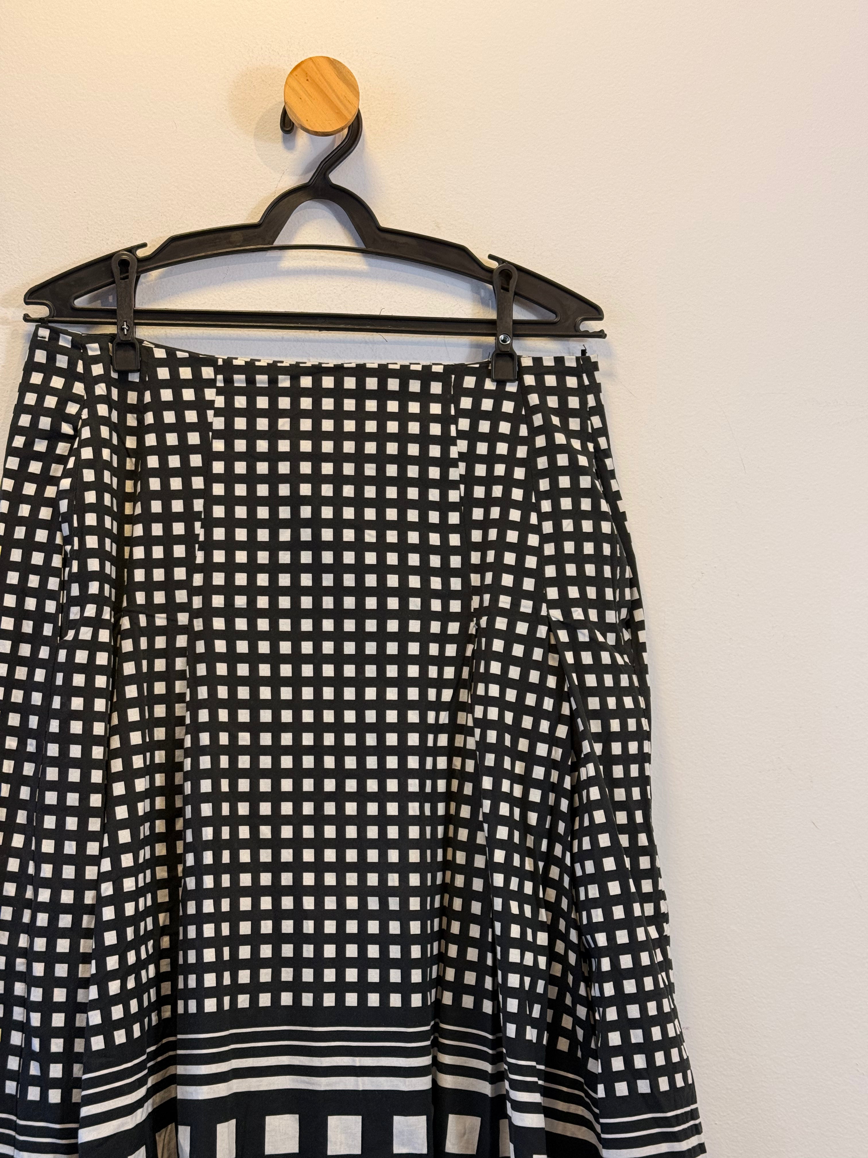 Saia Midi Estampada Souq