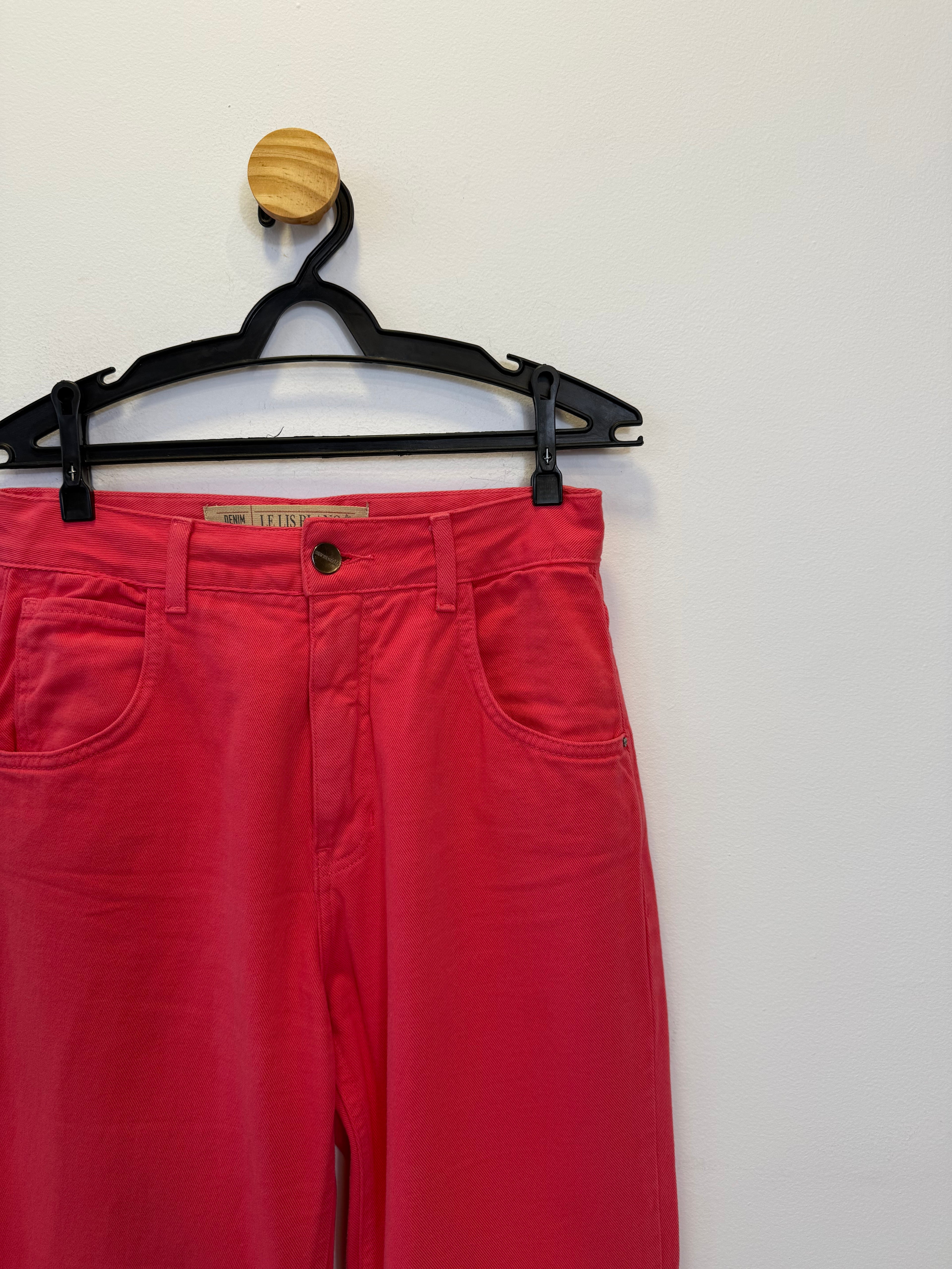 Calça Wide Leg Coral