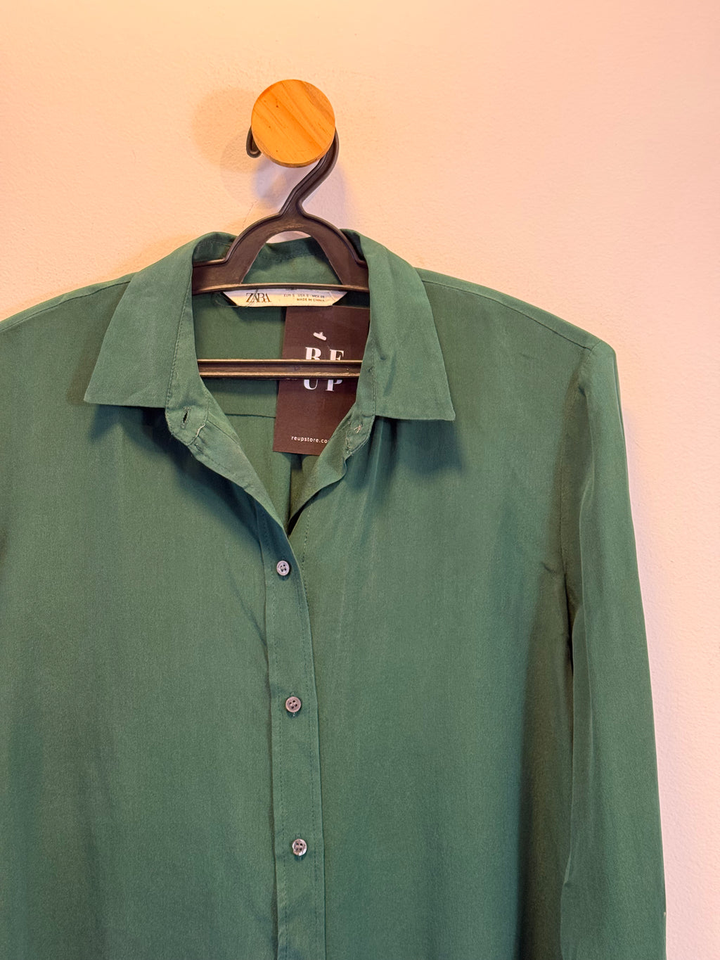 Camisa de Seda Zara