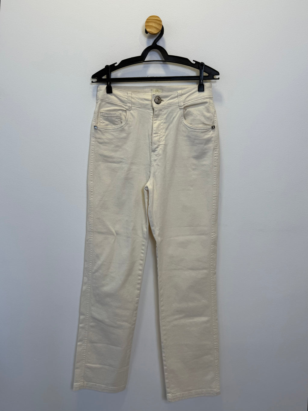 Calça Denim Branca